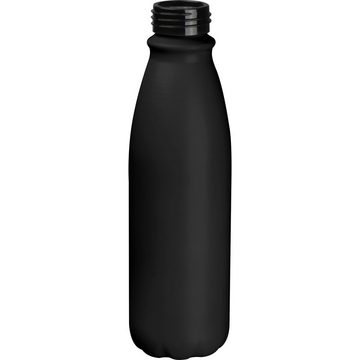 Livepac Office Trinkflasche Trinkflasche / aus Aluminium / Füllmenge 0,6l / Farbe: schwarz