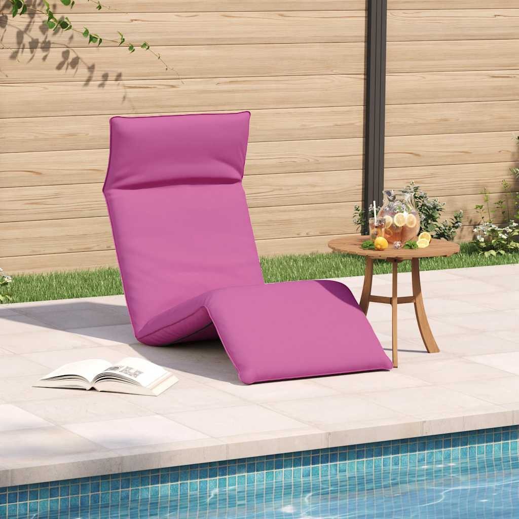 vidaXL Gartenliege Sonnenliege Klappbar Rosa 175x54x8,5 günstig online kaufen