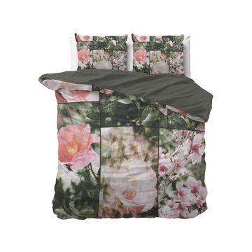 Bettwäsche Flower Fashion Art - Bettbezug +Kissenbezüge, Sitheim-Europe, Baumwolle, 3 teilig, Weich, geschmeidig und wärmeregulierend