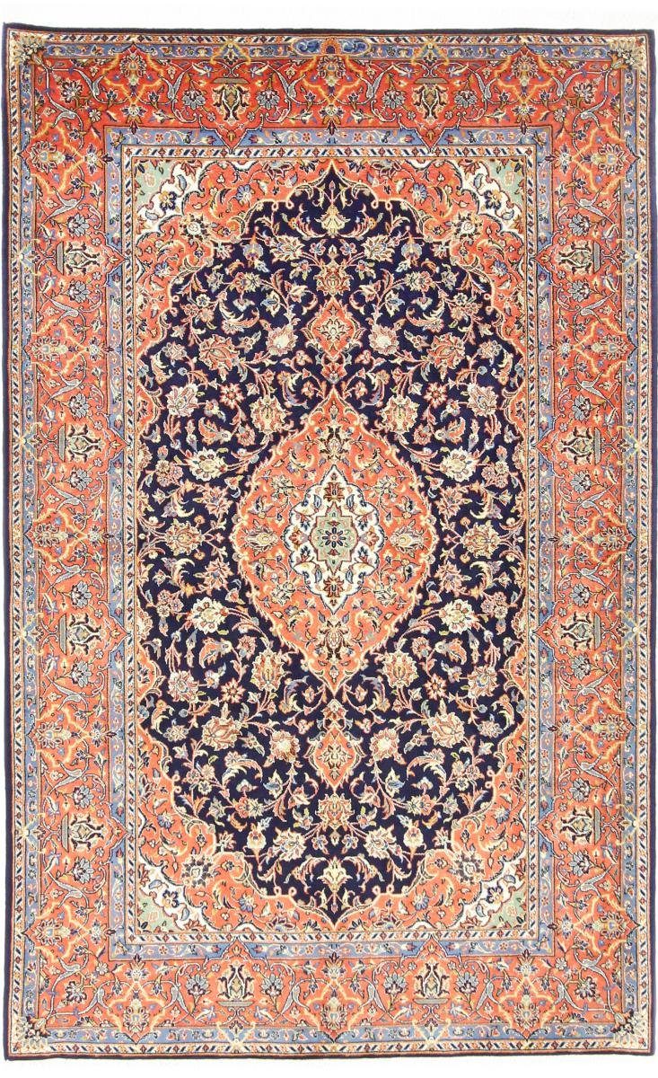 Orientteppich Keshan Sherkat 137x219 Handgeknüpfter Orientteppich / Perserteppich, Nain Trading, rechteckig, Höhe: 12 mm