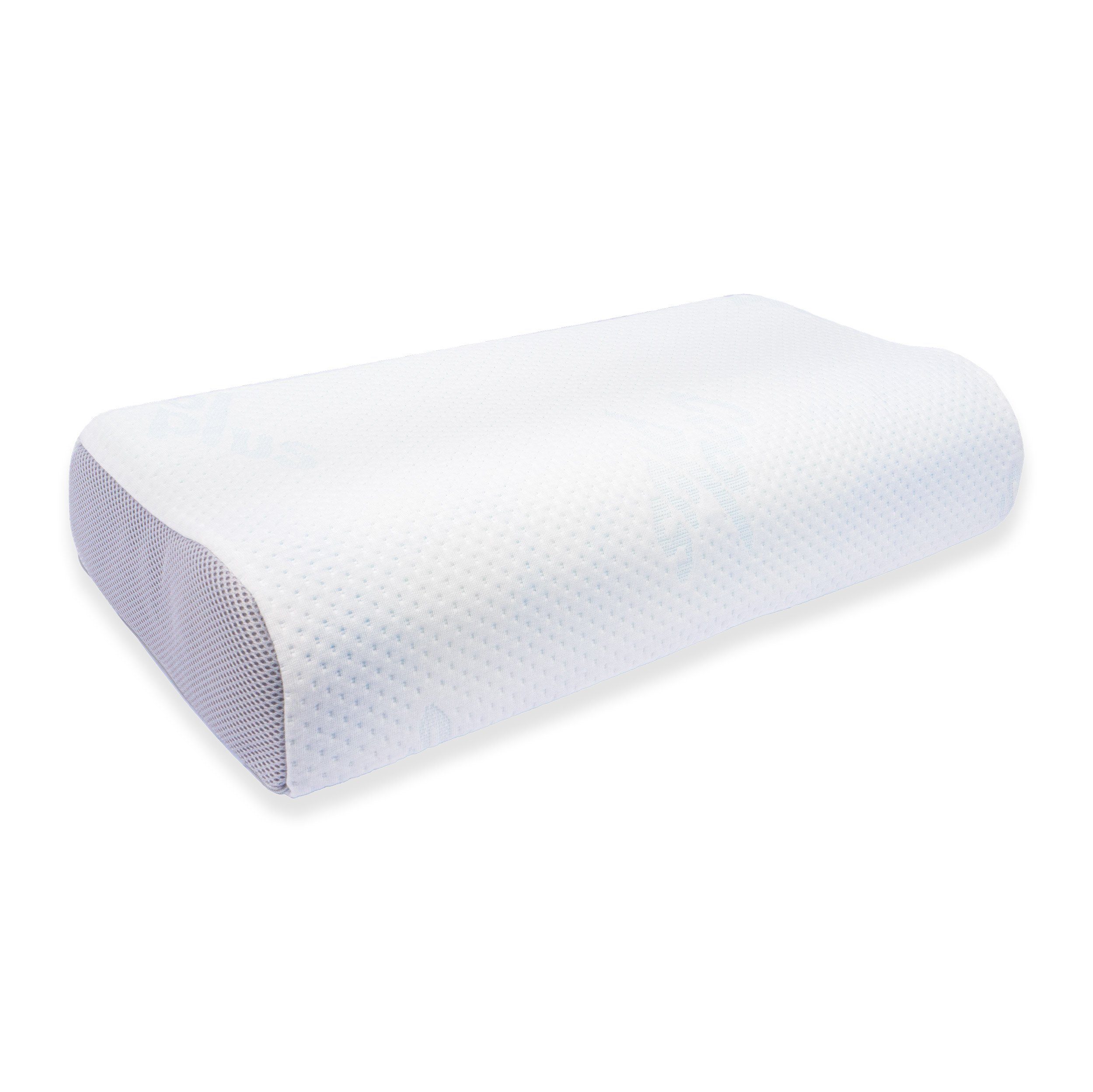 Traumschloss Nackenstützkissen Klima Control, Füllung: Klima-Hybridschaum, Bezug: Polyester (73% Polyester 27% Coolmax Polyester), Soft-Touch Feeling & 3D Klimaband zur besseren Belüftung