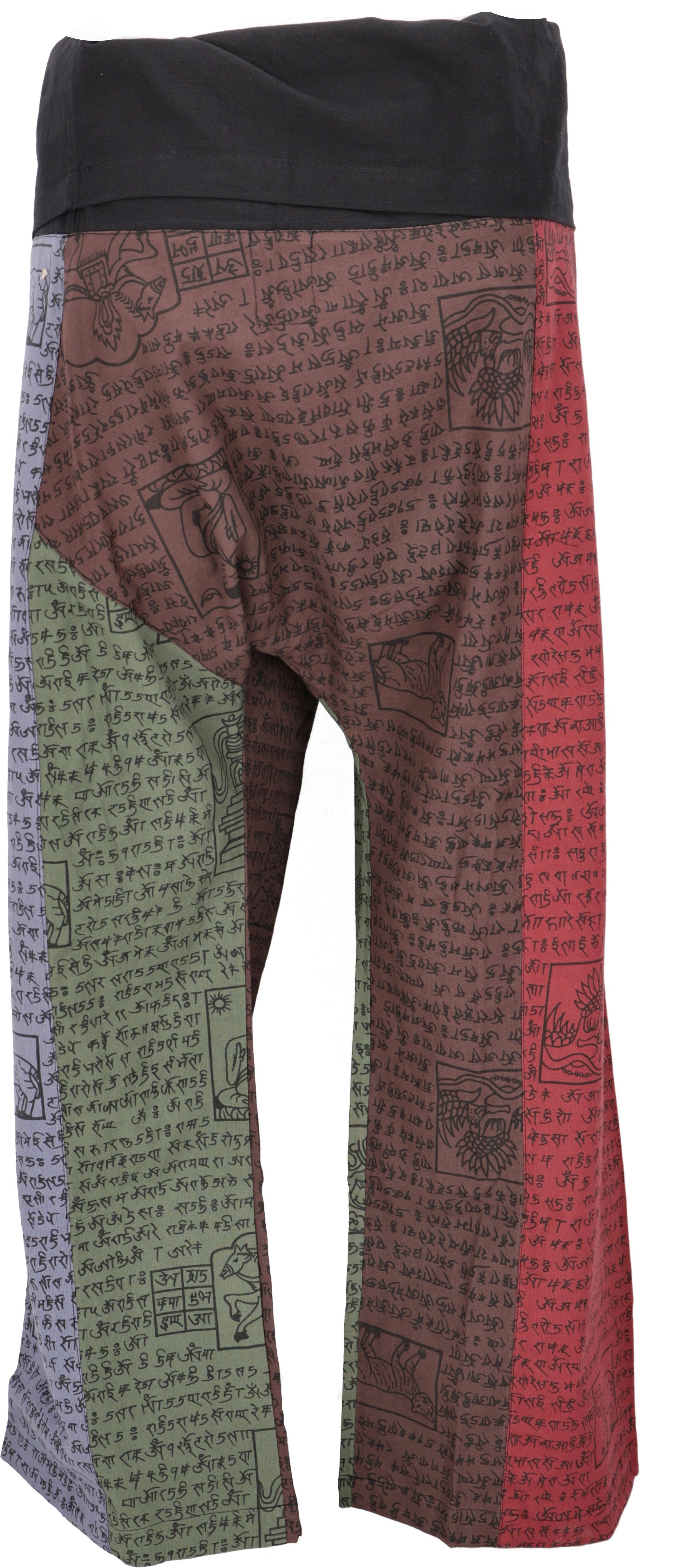 Guru-Shop Relaxhose Thai Fischerhose aus fester Baumwolle,.. Ethno Style, alternative Bekleidung