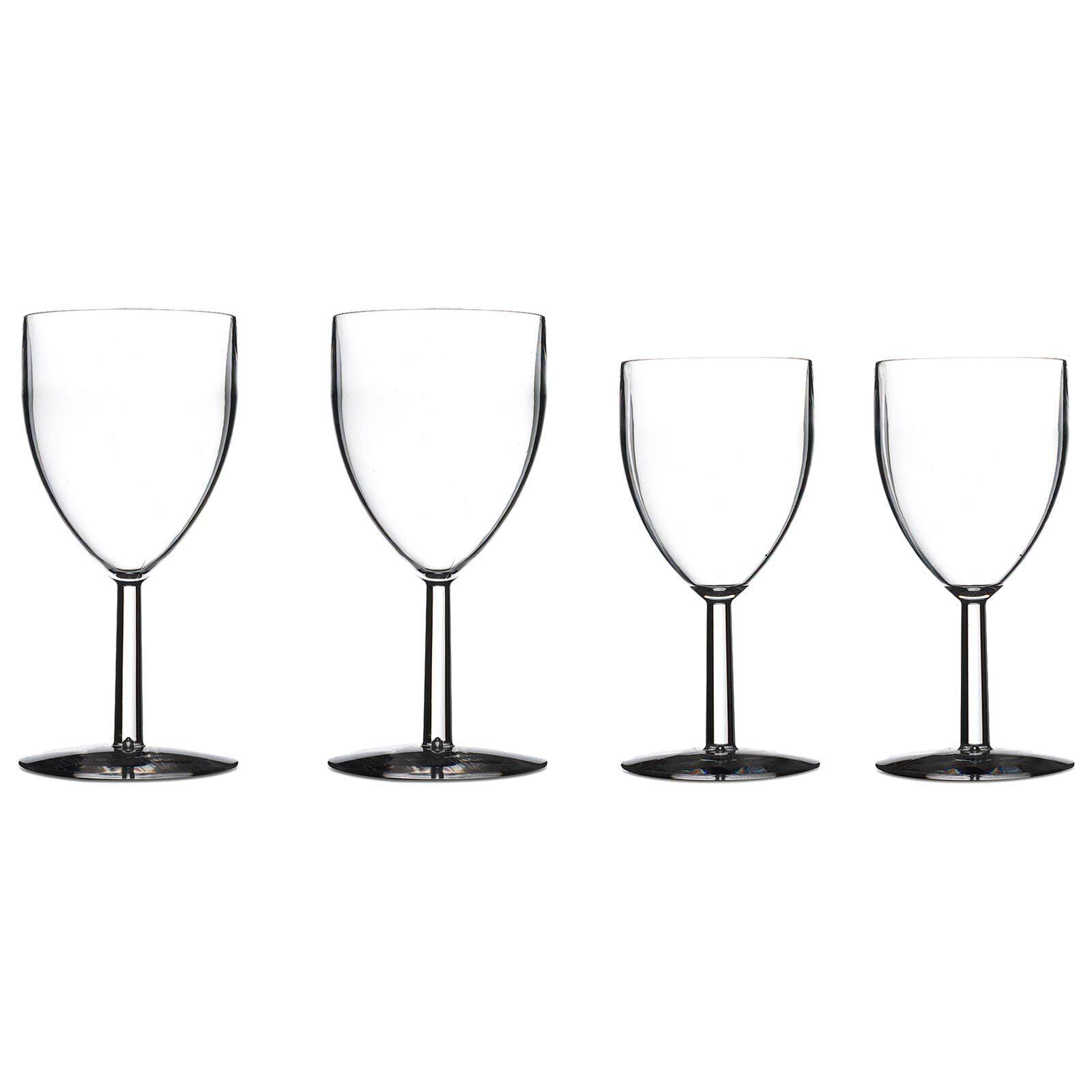 Mepal Weinglas Kunststoff-Weingläser 4er Set, Styrol-Acrylnitril
