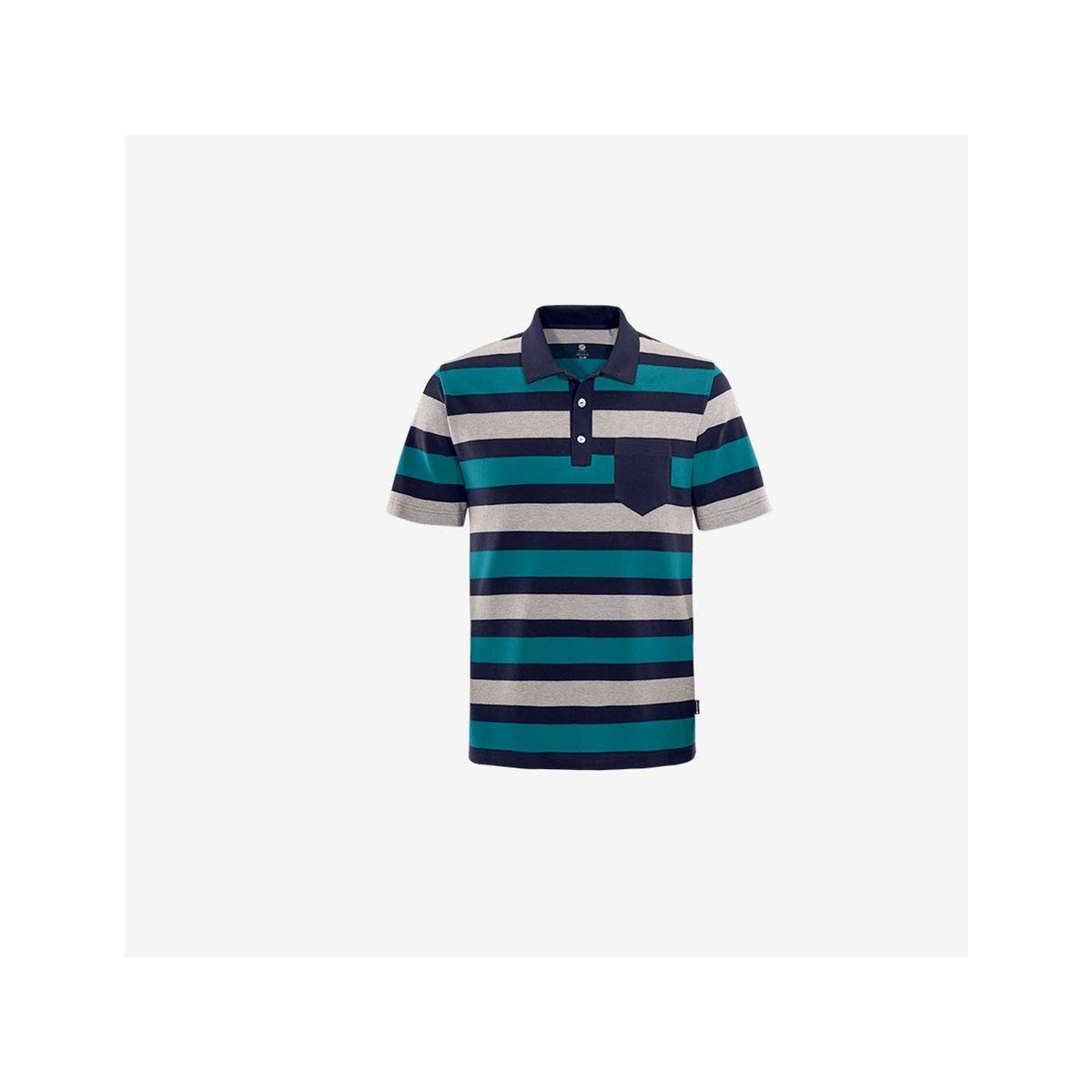 SCHNEIDER Sportswear Poloshirt uni regular (1-tlg) TEALGREEN/DUNKELBLAU