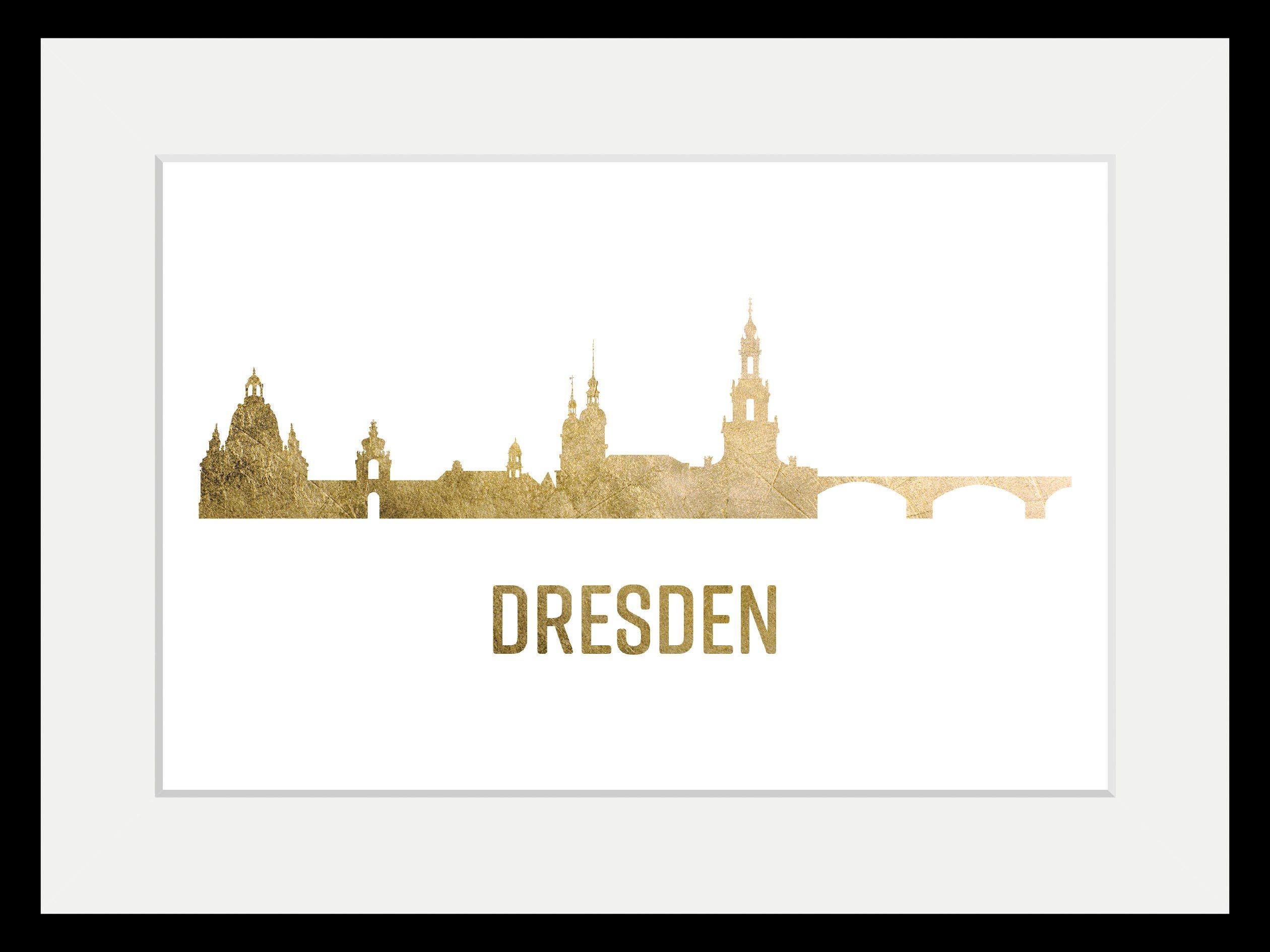 queence Bild St) Dresden GOLD, (1 Skyline Städte
