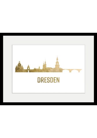 queence Paveikslas »Dresden Skyline GOLD« Städ...