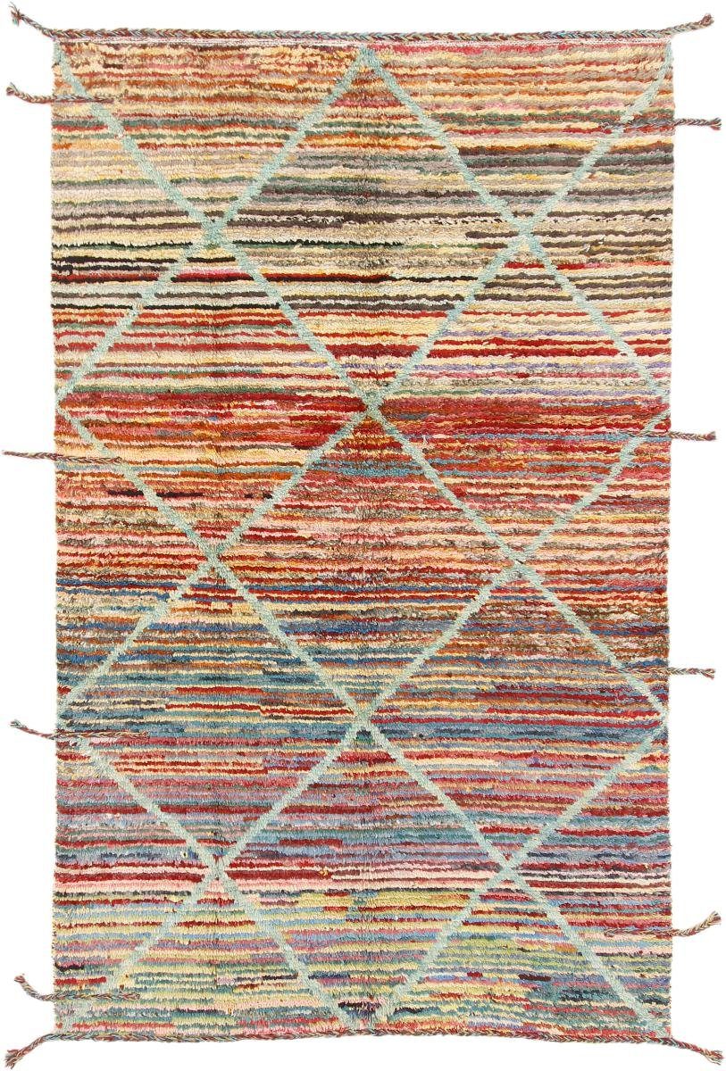 Trading, Maroccan Handgeknüpfter Orientteppich mm Berber 20 151x257 Design Orientteppich, Moderner Nain rechteckig, Höhe: