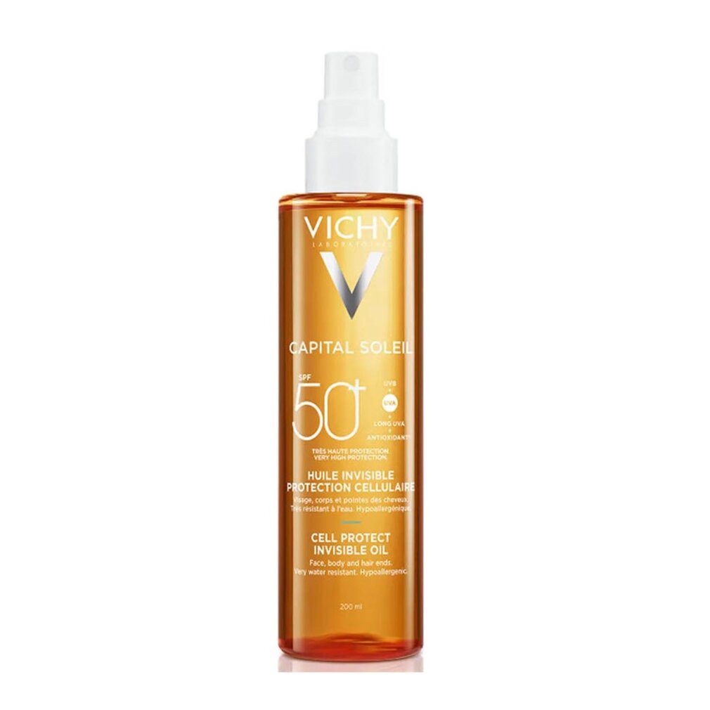 Vichy Körperpflegemittel CAPITAL SOLEIL spray aceite invisible cell protect SPF50 200 ml