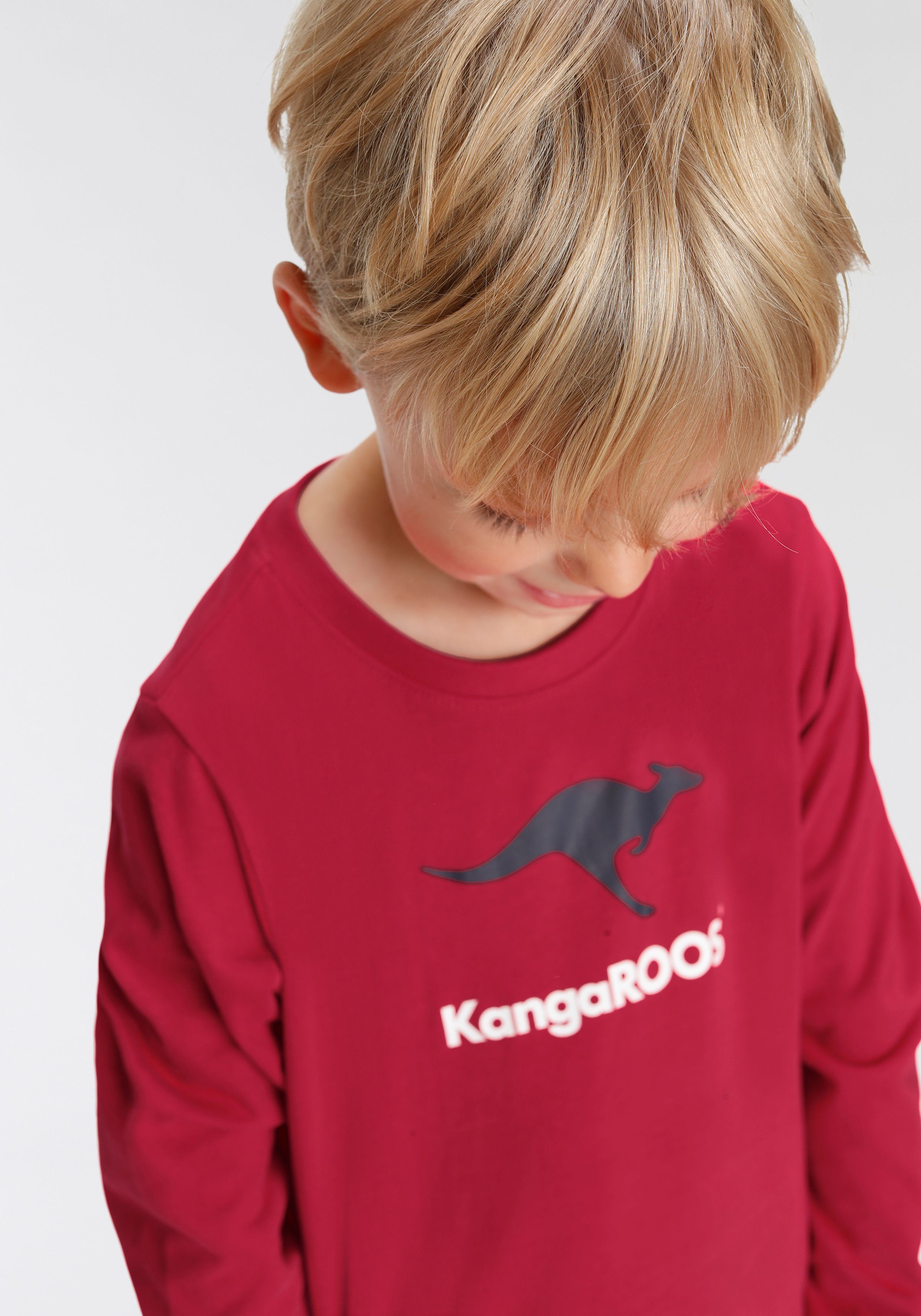 Basic KangaROOS Logo Langarmshirt