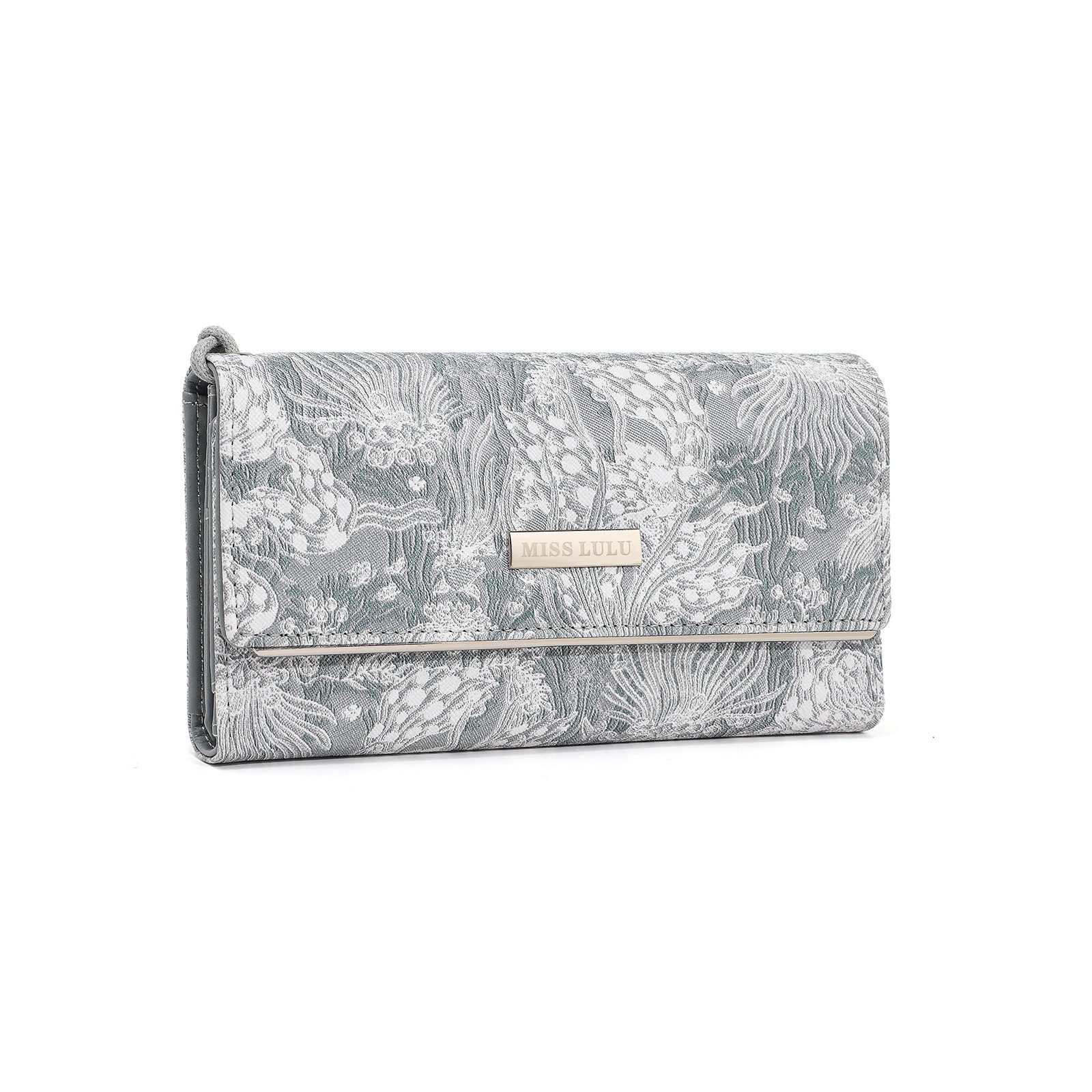 Miss Lulu Geldbörse Damen Mehrfarbig Portemonnaie aus Kunstleder günstig online kaufen