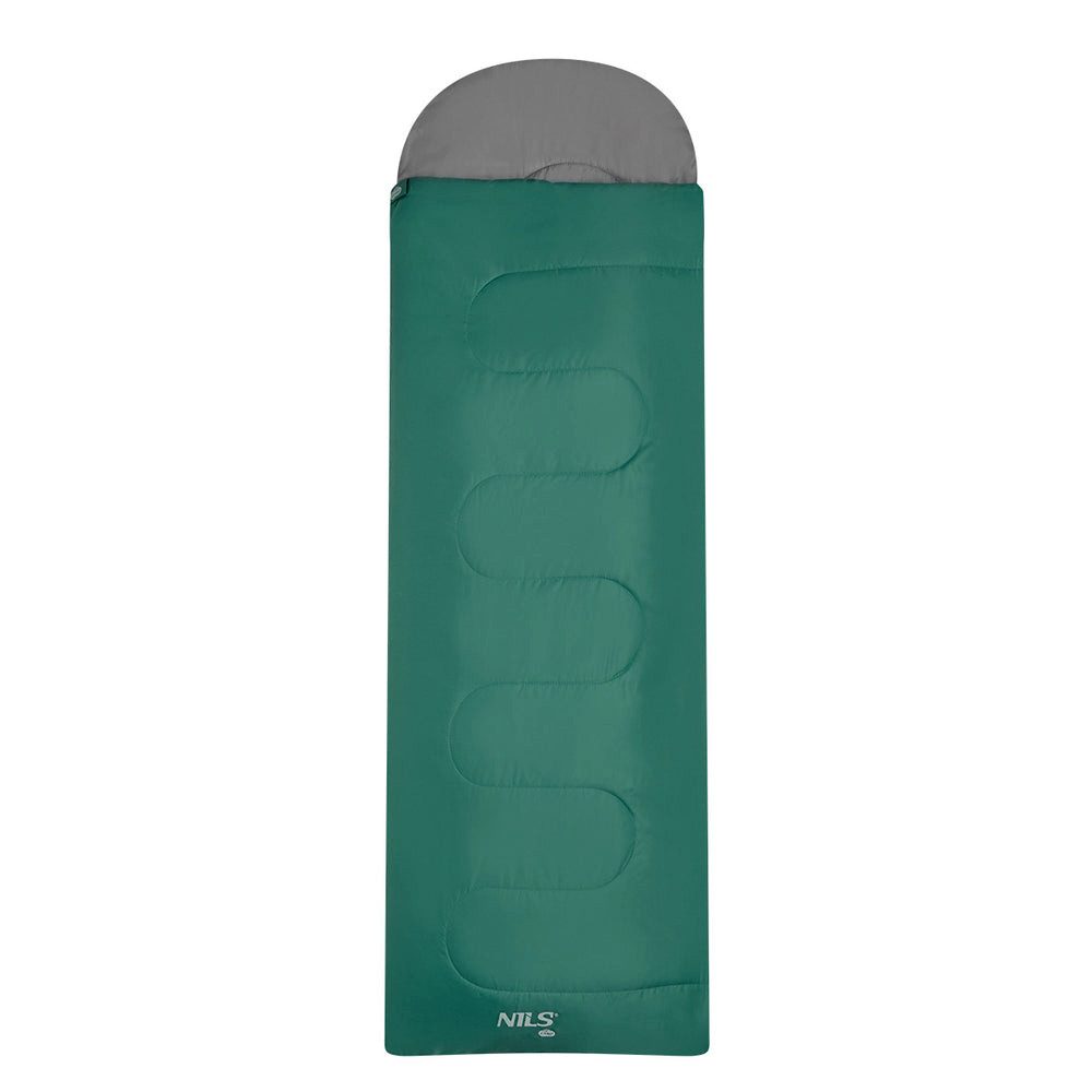 NILS CAMP Schlafsack Deckenschlafsack Campingschlafsack (Spar-Set, 1 tlg., 180+30 x 70 cm warm), doppelter Reißverschluss, als Decke nutzbar, warm