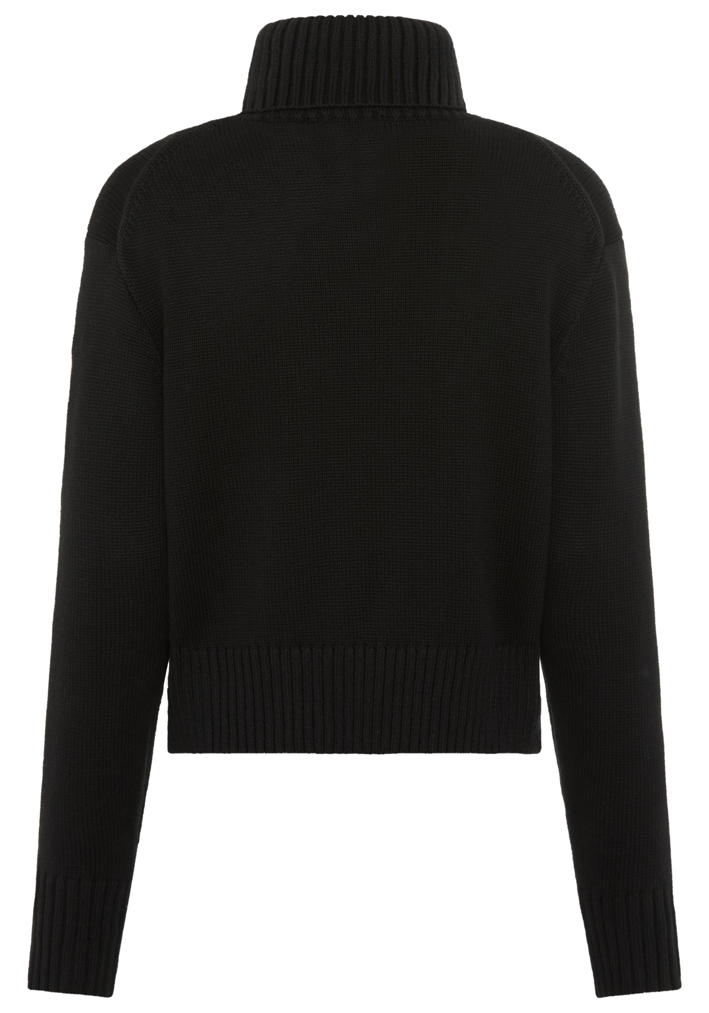 Calvin Klein Jeans Strickpullover Rollkragen, Logo-Druck günstig online kaufen