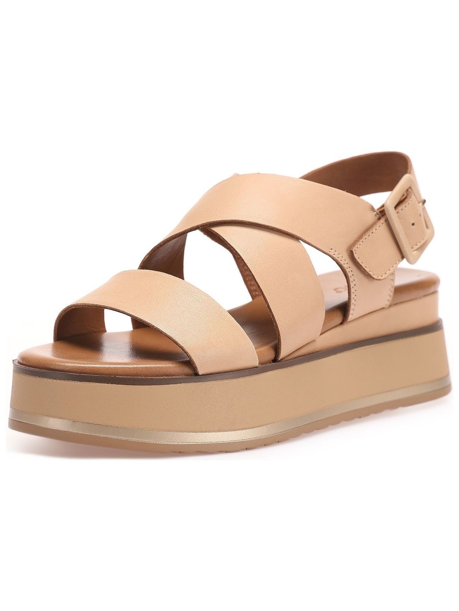 INUOVO Sandalen Leder Plateausandaletten günstig online kaufen