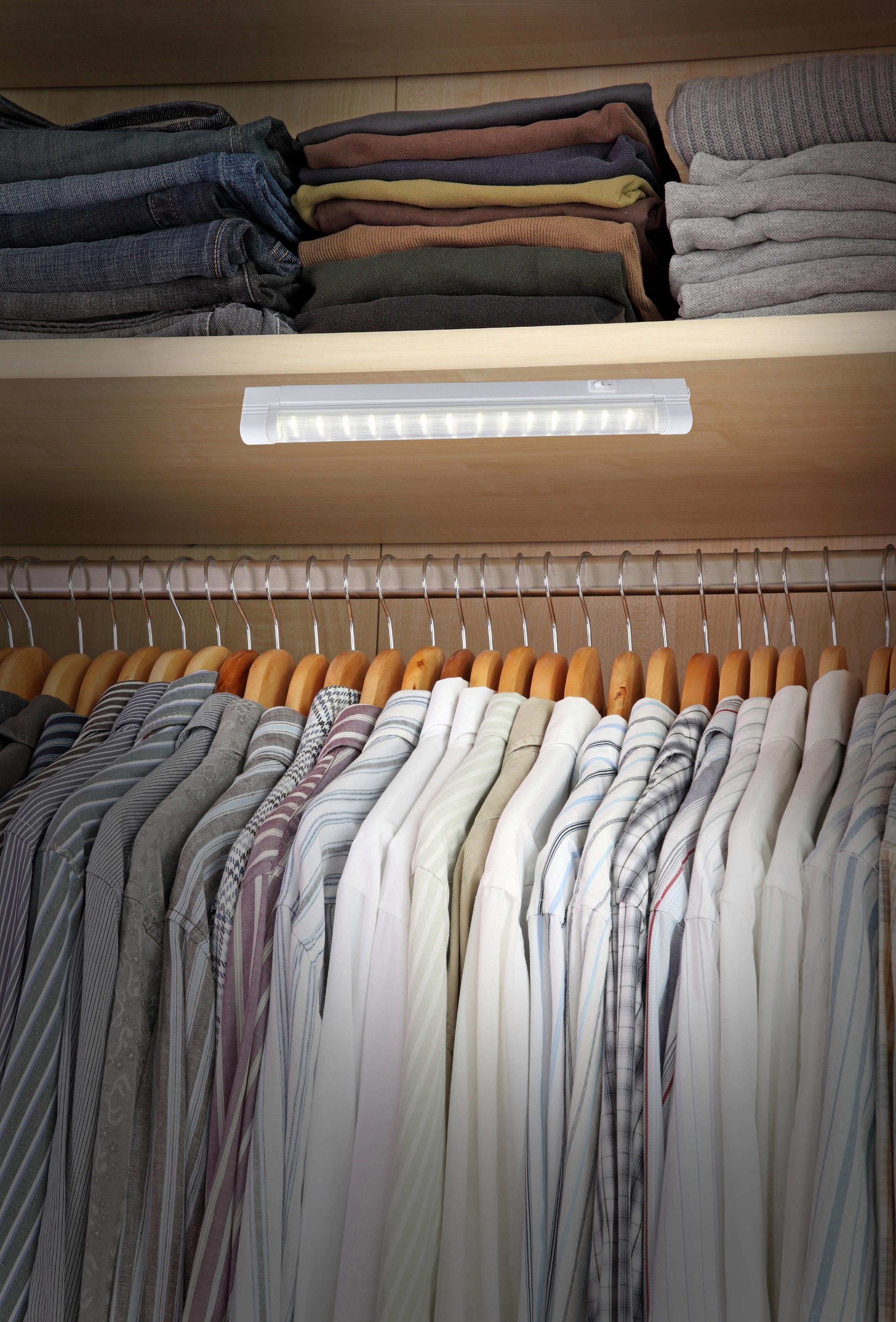 näve Unterschrankleuchte FUNCTION, LED fest integriert, Neutralweiß, mit Ein-Aus Schalte, Farbe: weiß