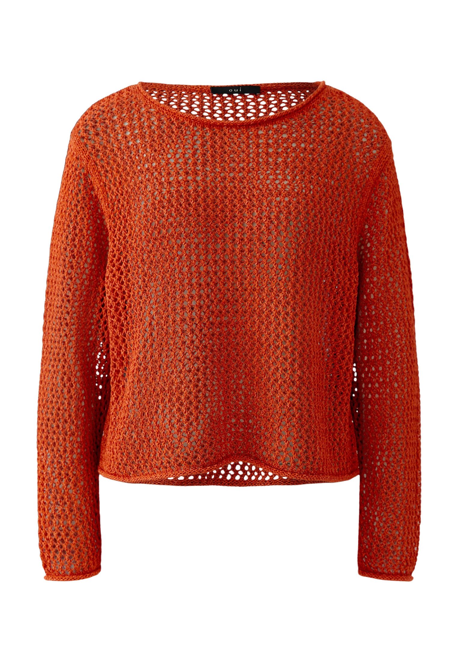 Oui Rundhalspullover