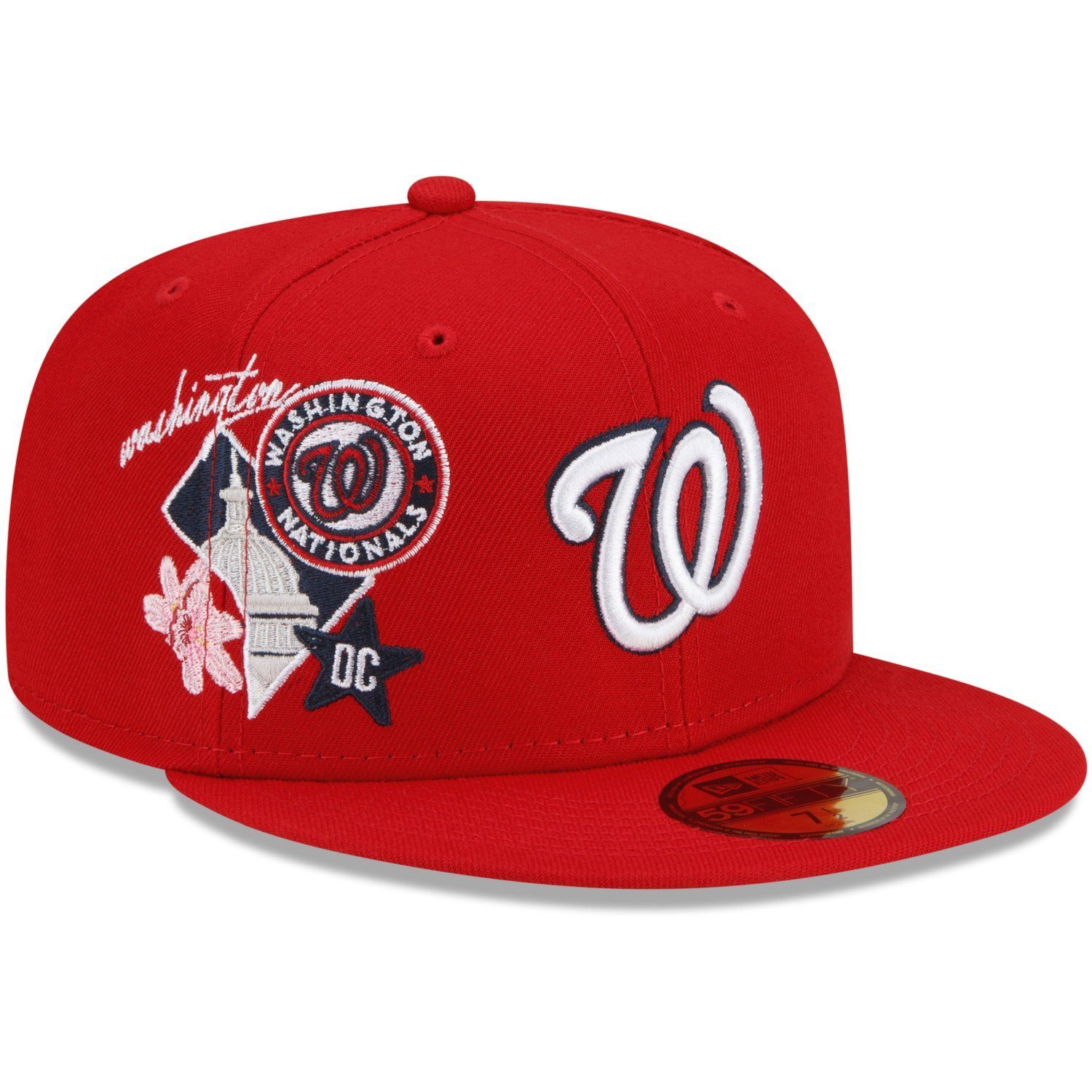 Neues Modell New Era Fitted Cap CLUSTER Washington CITY 59Fifty Nationals