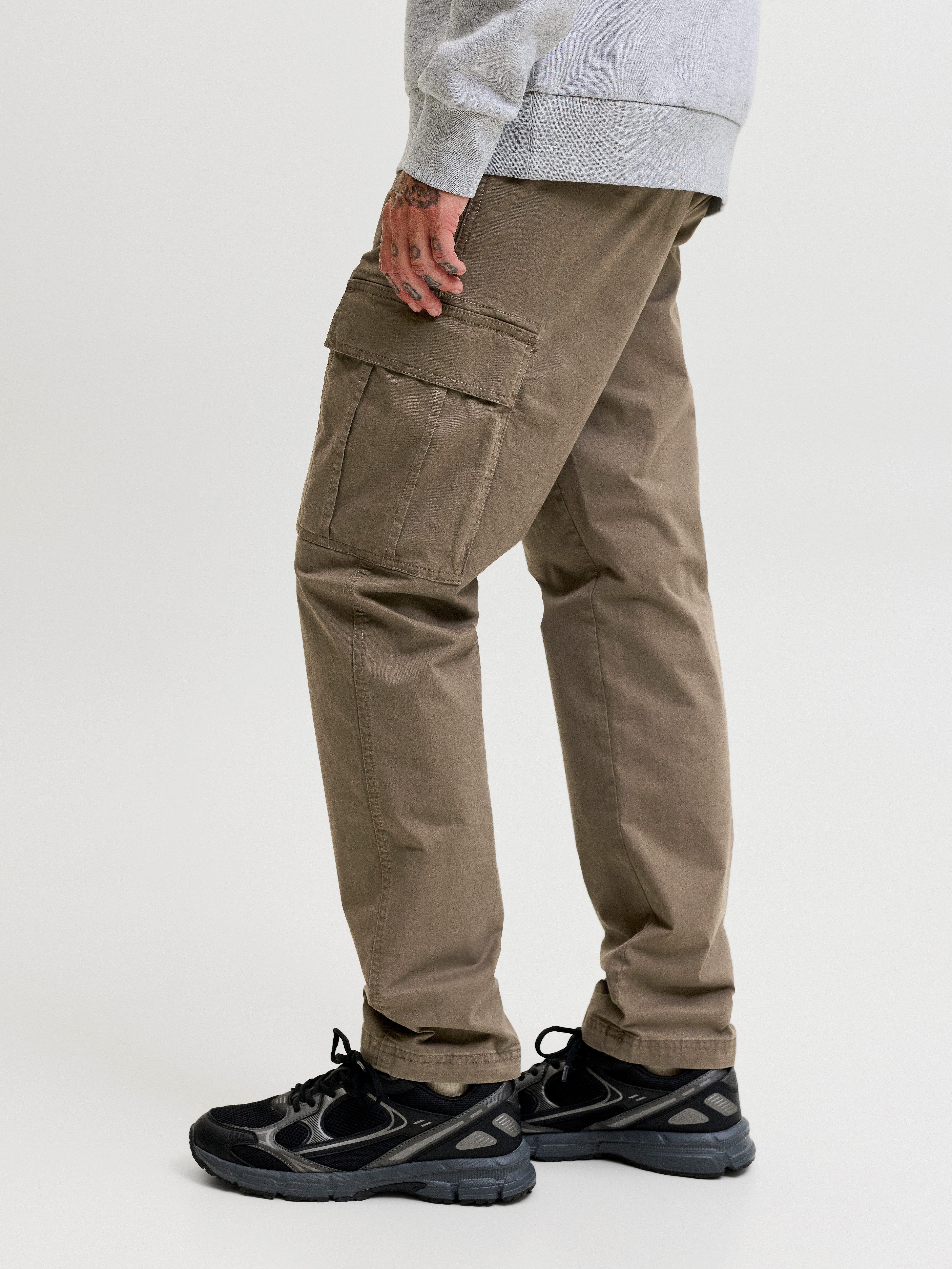 Jack & Jones Cargohose JPSTKANE FRANK CARGO NOOS Baumwollmischung, locker geschnitten – Bild 2 von 5