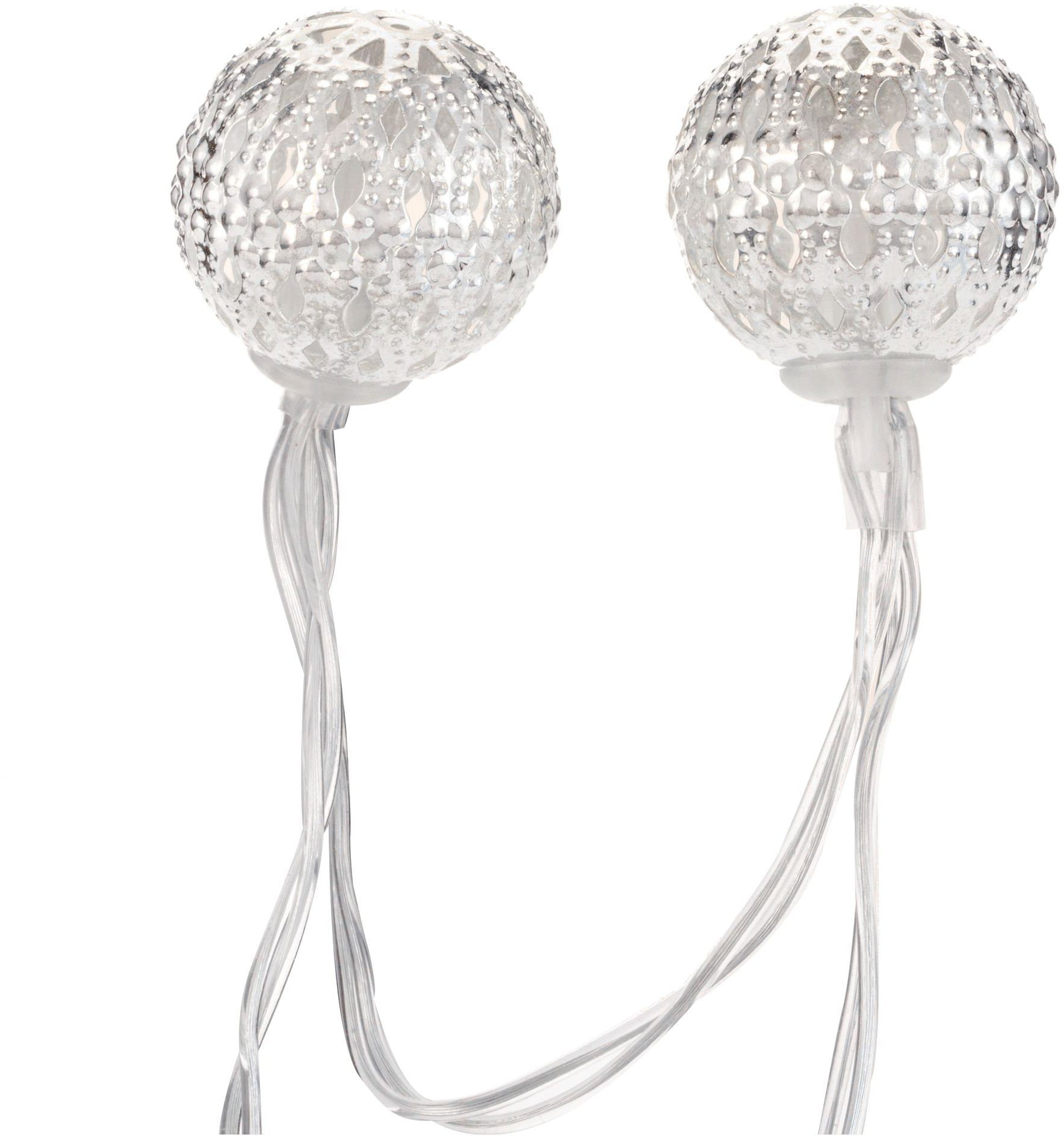 Pauleen LED-Lichterkette Sunshine Glamour, 20-flammig, 20-flammig, Solarbetrieben