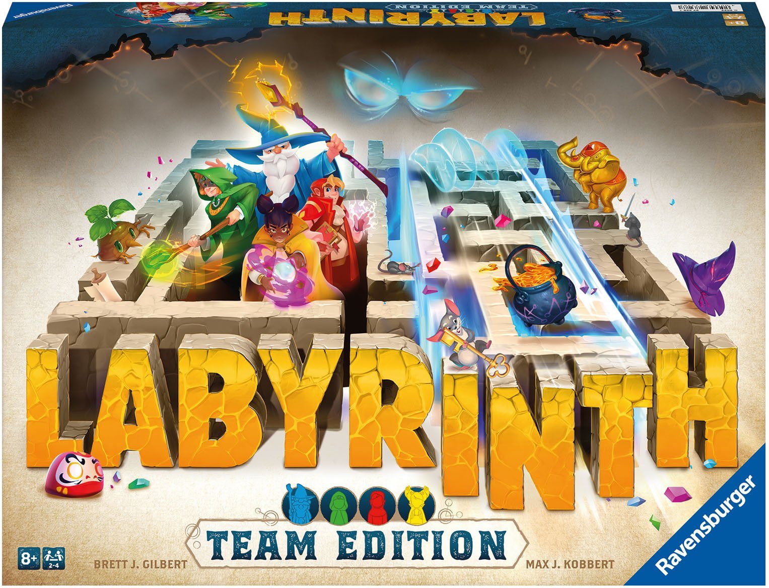 Ravensburger Spiel Labyrinth Team Edition, Familienspiel, Made in Europe