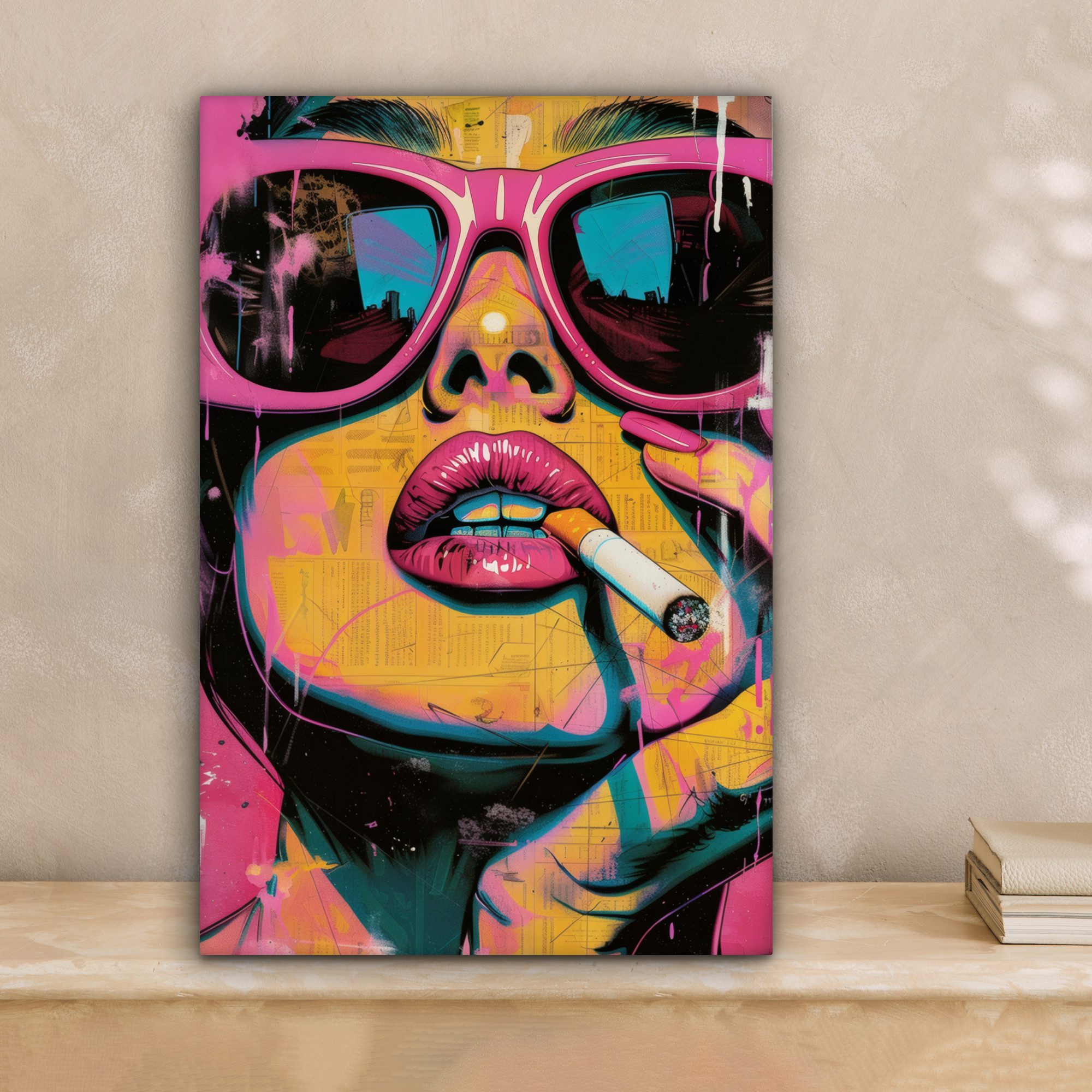 OneMillionCanvasses® Leinwandbild Porträt - Frau - günstig online kaufen