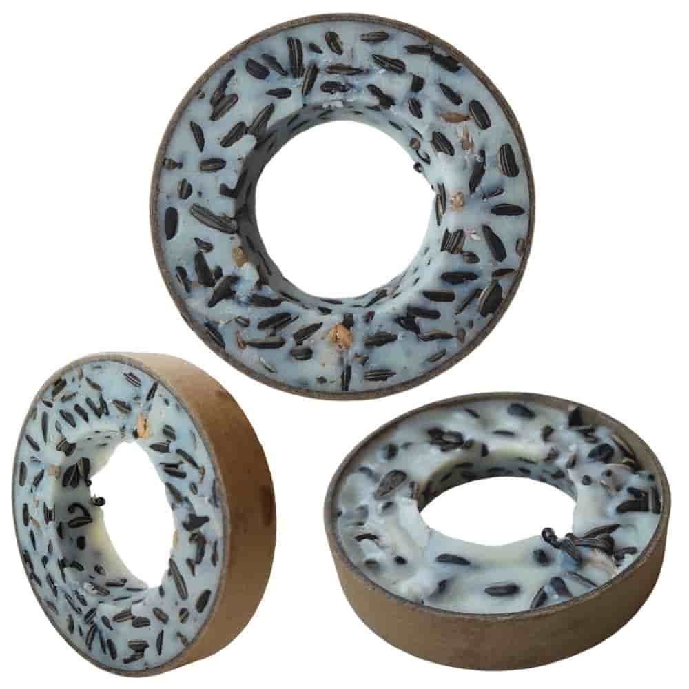 KLASEBO® Futterspender Meisen-Ringe, Klassik-Happen 3 Stück