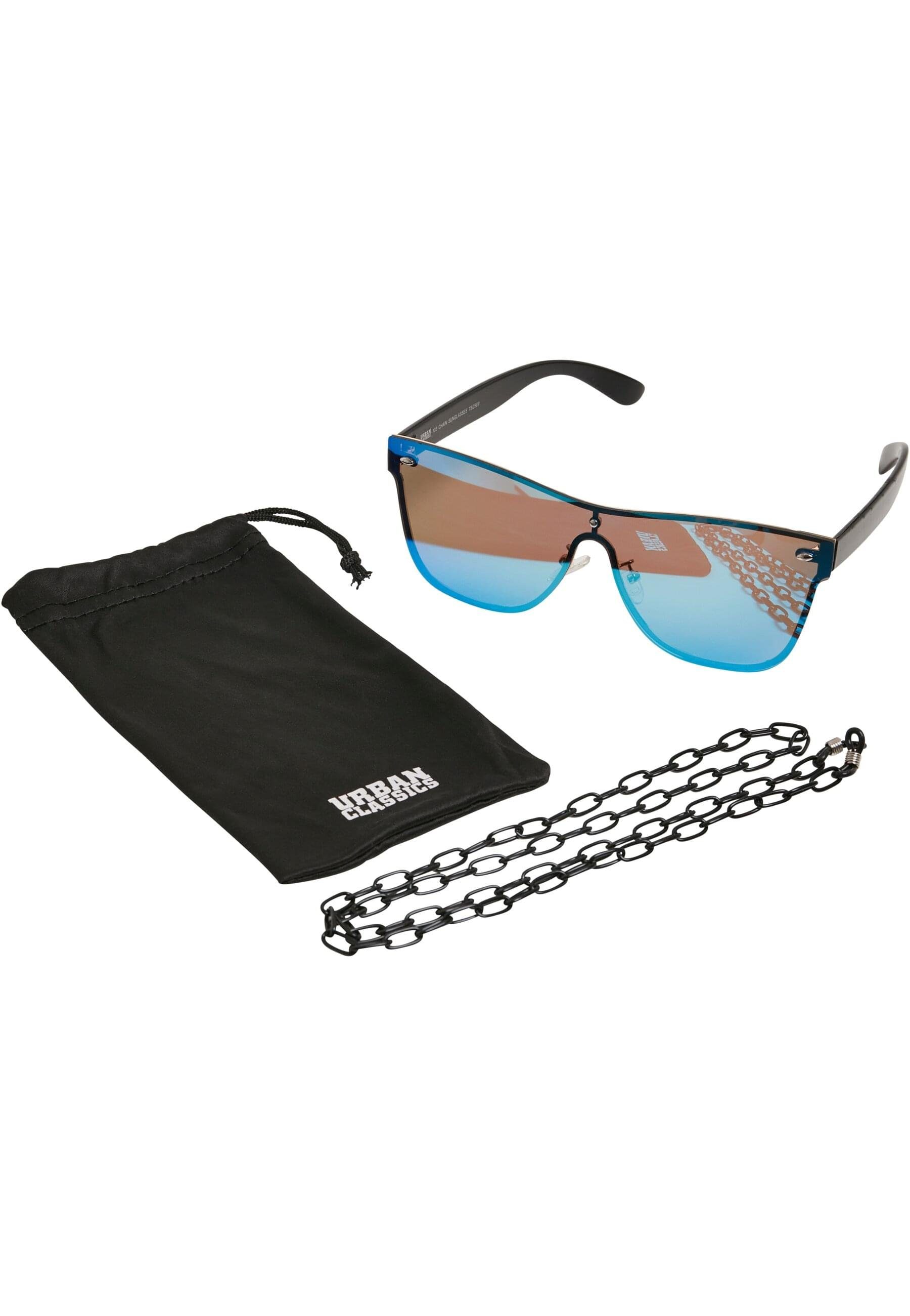 URBAN CLASSICS Sonnenbrille 103 Sunglasses Chain blk/blue Unisex