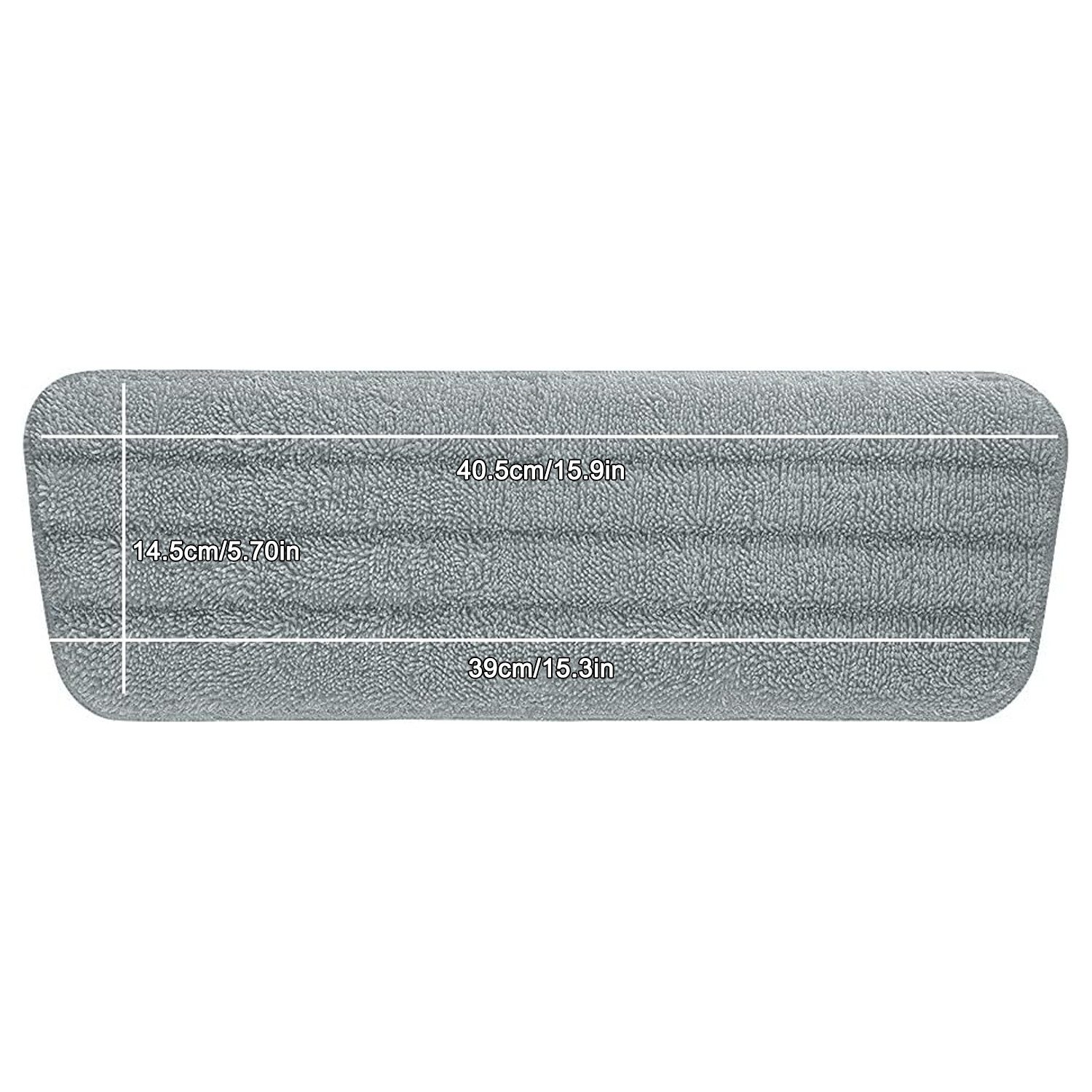 OKWISH 5 Stück Mopp Wischmopp Bezug Pads Bodenwischer Wischtuch Bodentücher Wischbezug (Microfaser, 42x14 cm, nur für Wischmopp mit Klettverschluss, Moppbezug Wischmopp-Bezüge Ersatzbezug Wischpad, für Mop Sprühwischer Wischmopps Bodenwischer Waschbar)