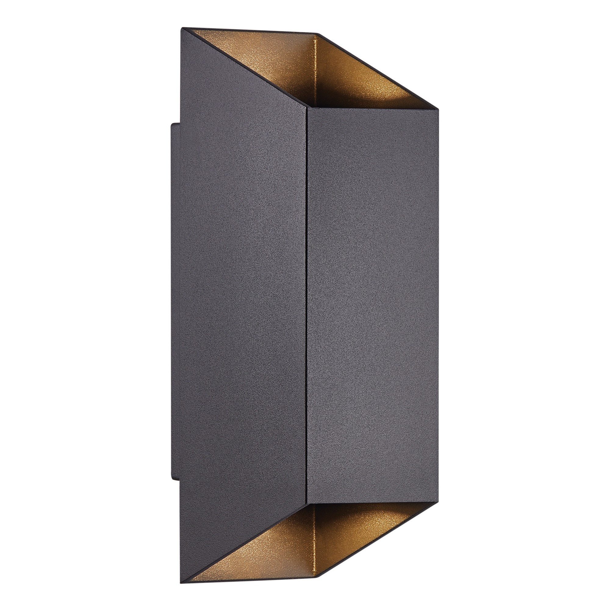 Nordlux Außen-Wandleuchte Nico Round/Square 22 Wandlampe IP54 Fassadenleuchte 2xGU10, ohne Leuchtmittel