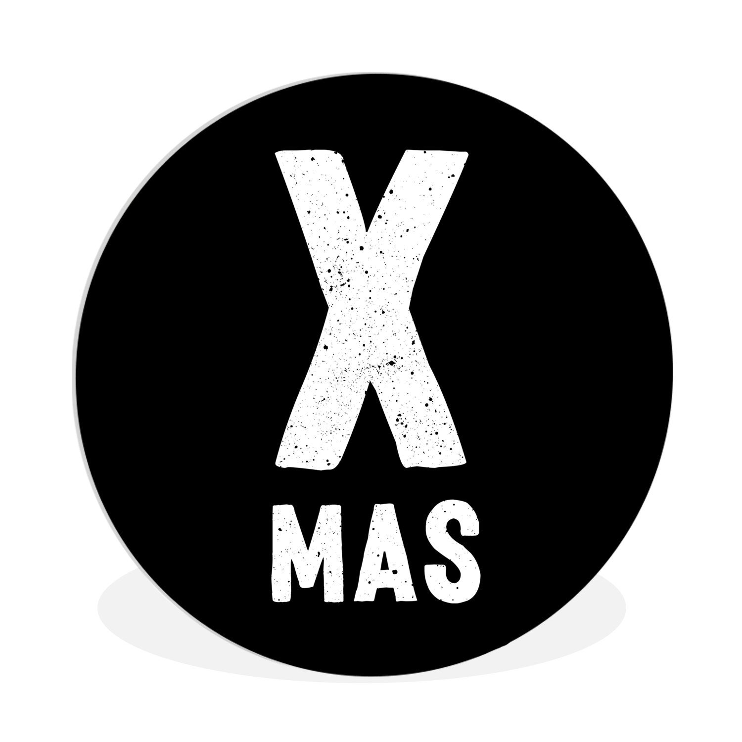 Gemälde Xmas - Weihnachten - Schwarz - Vintage - Zitate