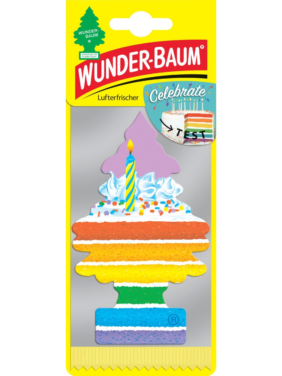 Raumduft Wunderbaum Papierlufterfrischer Celebrate