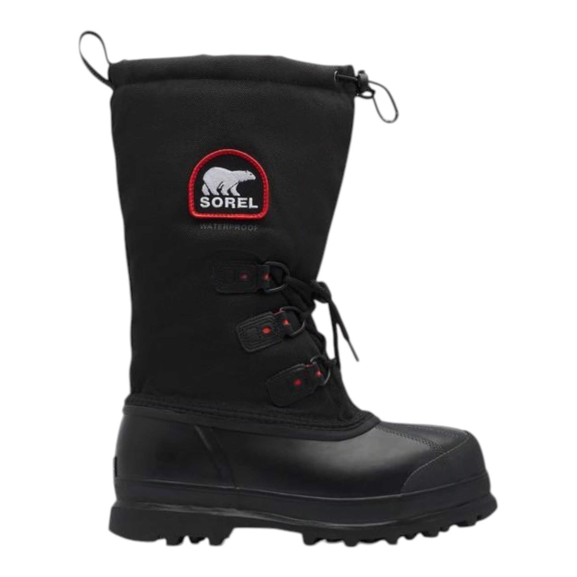 Sorel Glacier™ XT (wasserdicht) schwarz/rot Herren Winterstiefel