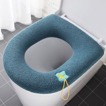 WC-Deckelbezug Waschbare WC-Sitzbezug-Pads, Einfache Installation Lubgitsr