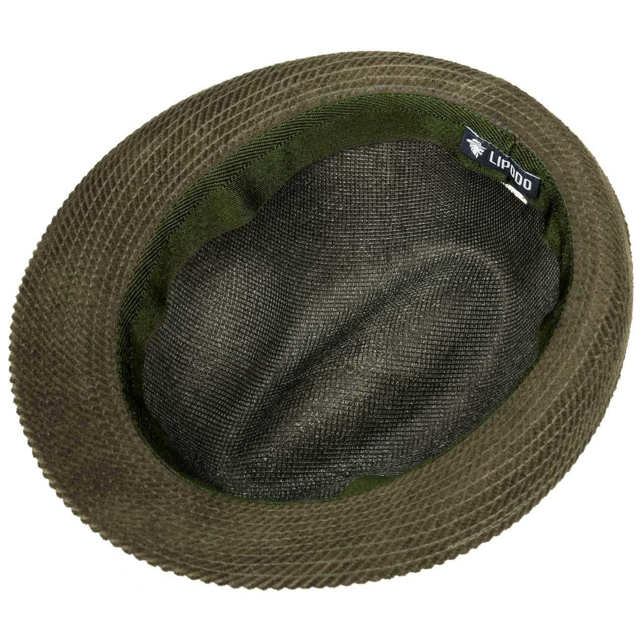 Lipodo Trilby (1-St) Kord mit Futter, Made in Italy