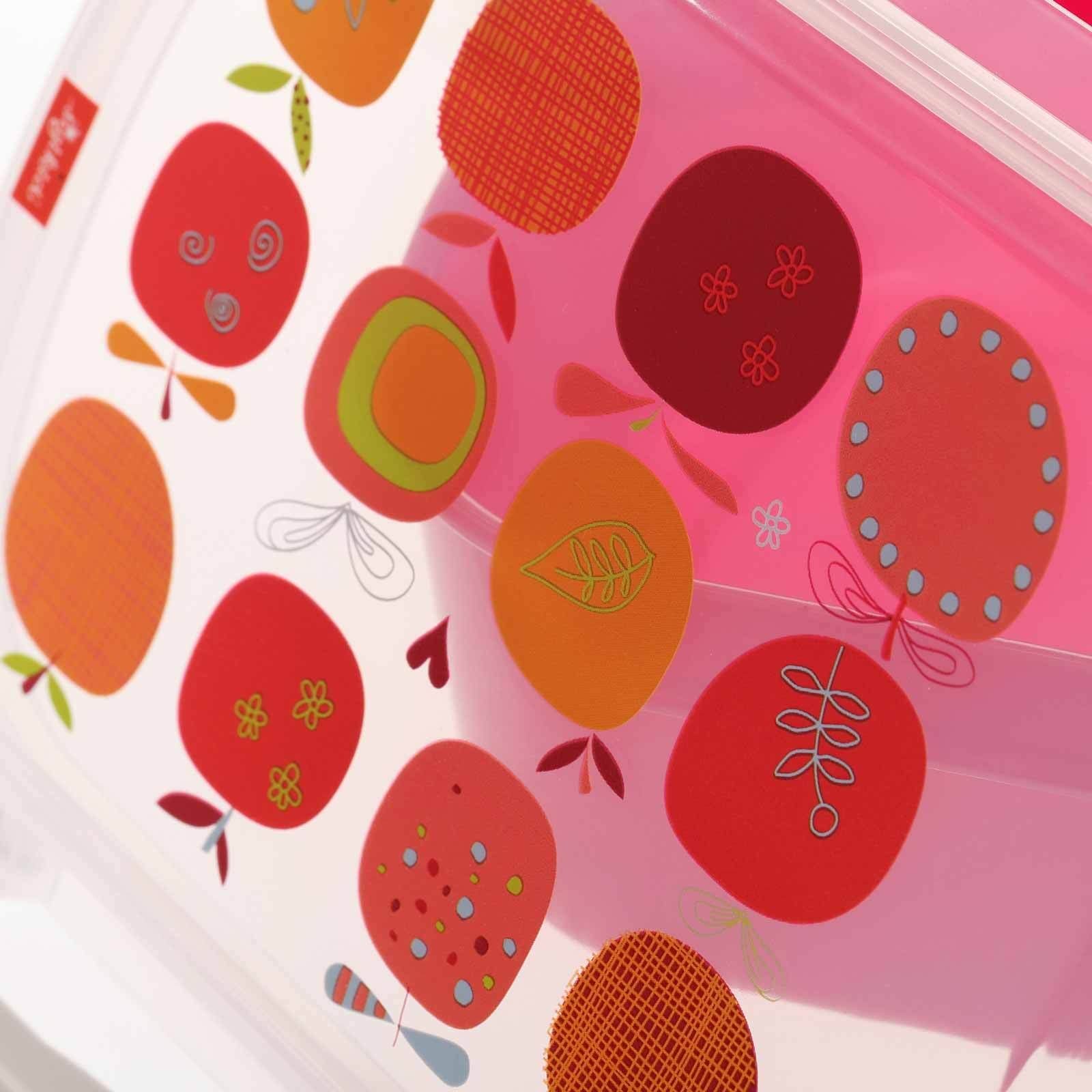Apples, der 7 cm, Sigikid rot Hand Motiv-Deckel x (1-tlg), spülen 11 Lunchbox Spülmaschinengeeignet, 17 mit Lunchbox x Polypropylen,