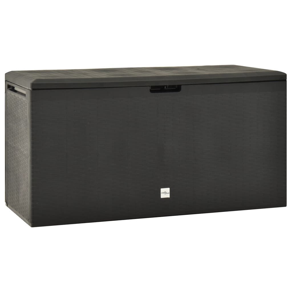 vidaXL Auflagenbox NA Gartenbox Auflagenbox Anthrazit 114x47x60 cm für Innen und Außen