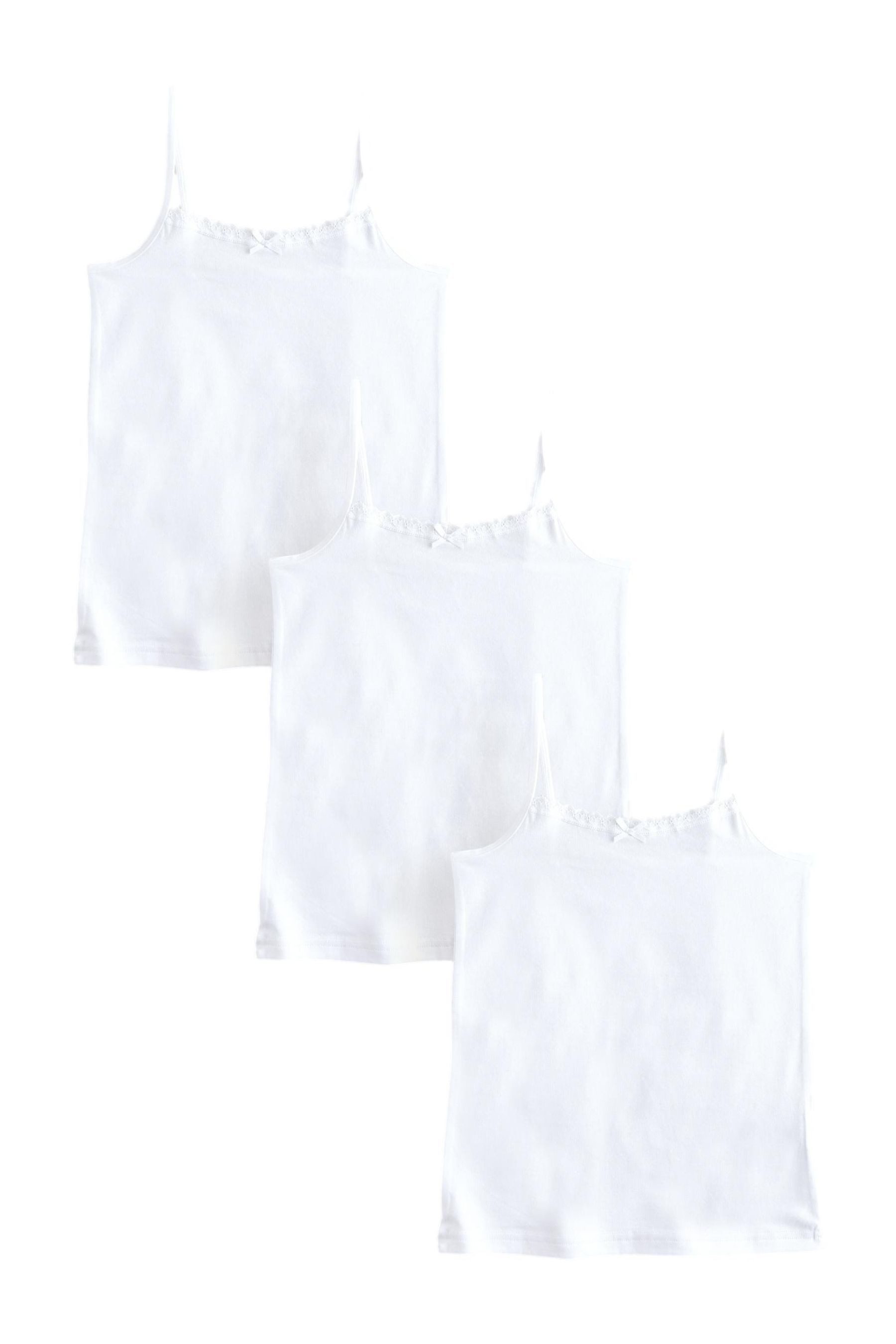 Trägertop Tops mit elastischen Trägern, 3er-Pack