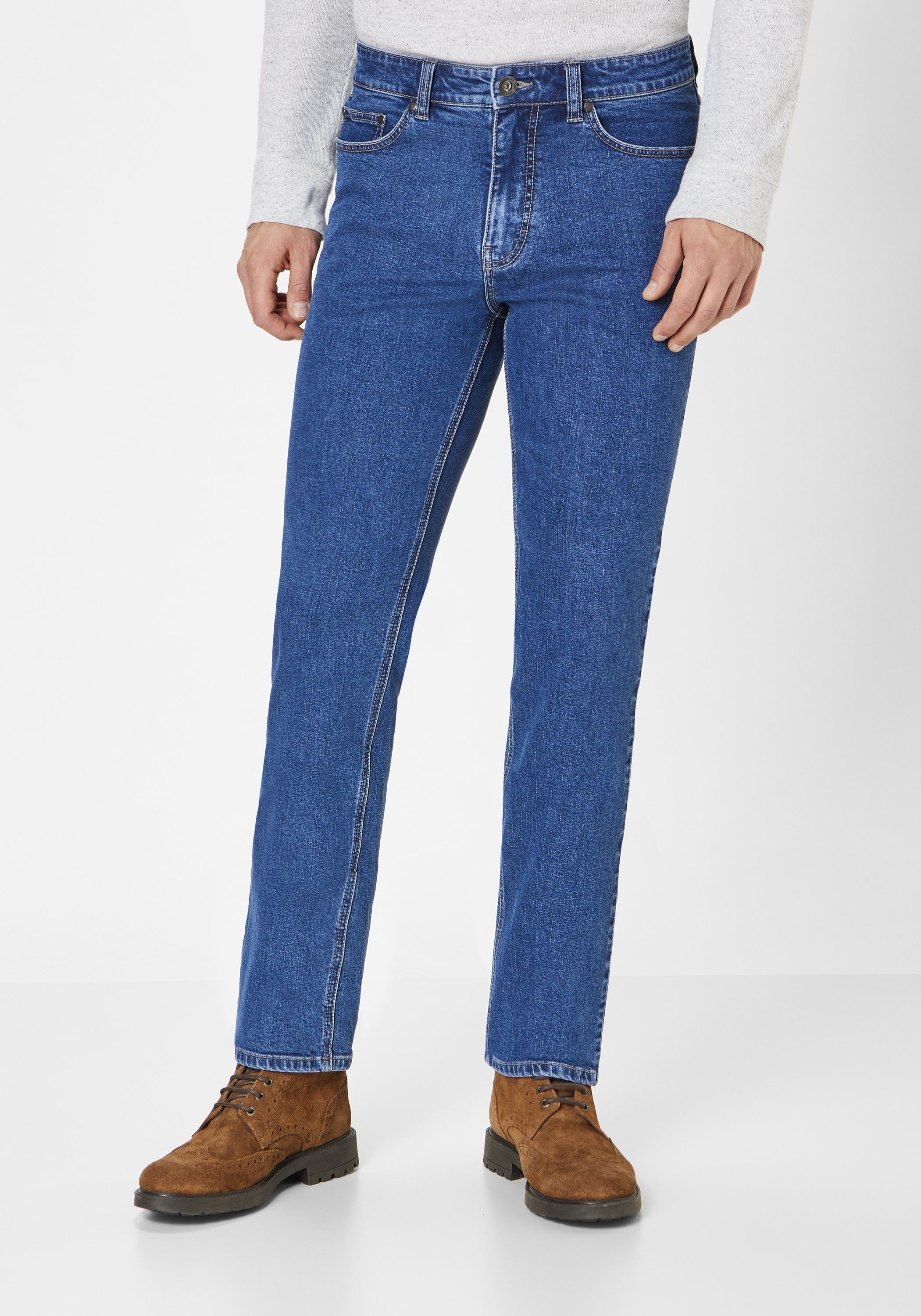 Paddock's Slim-fit-Jeans RANGER Slim-Fit Jeans mit Stretchanteil medium blue stone