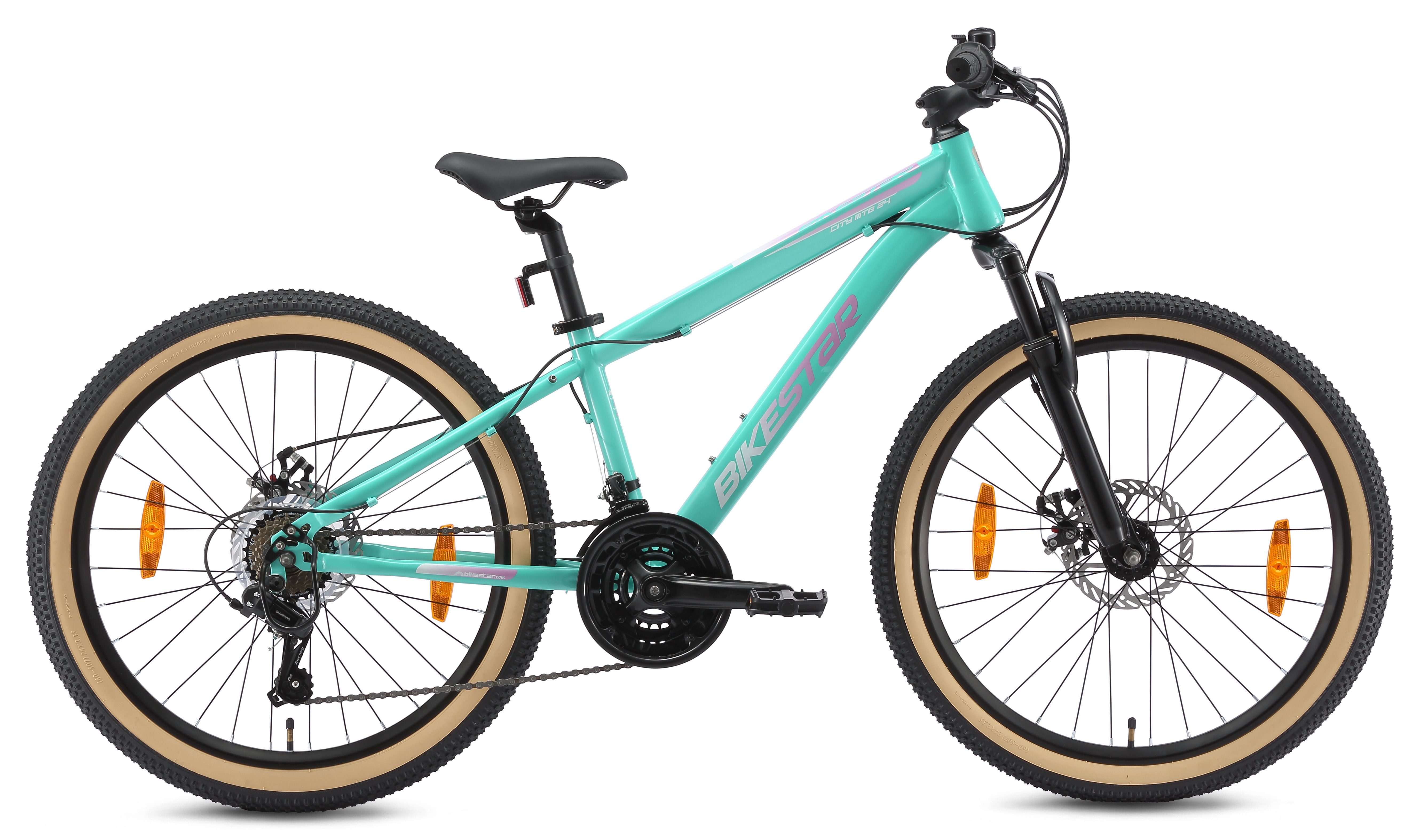 Bikestar Jugendfahrrad, 21 Gang Shimano RD-TY21 Schaltwerk, Kettenschaltung