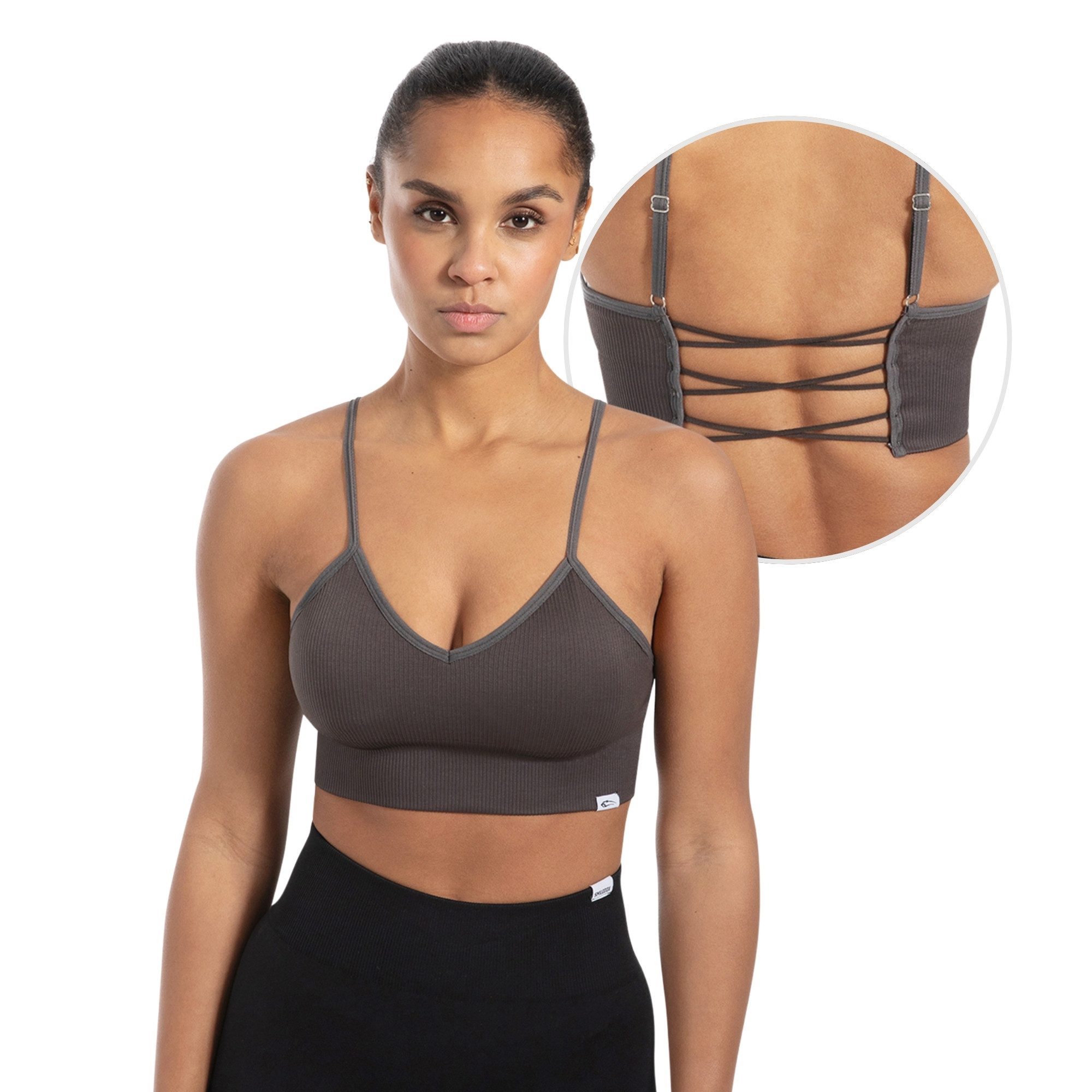 Smilodox Sport-BH Alma, Shaped Fit Yoga Bra, mit herausnehmbaren Cups V-Aus günstig online kaufen