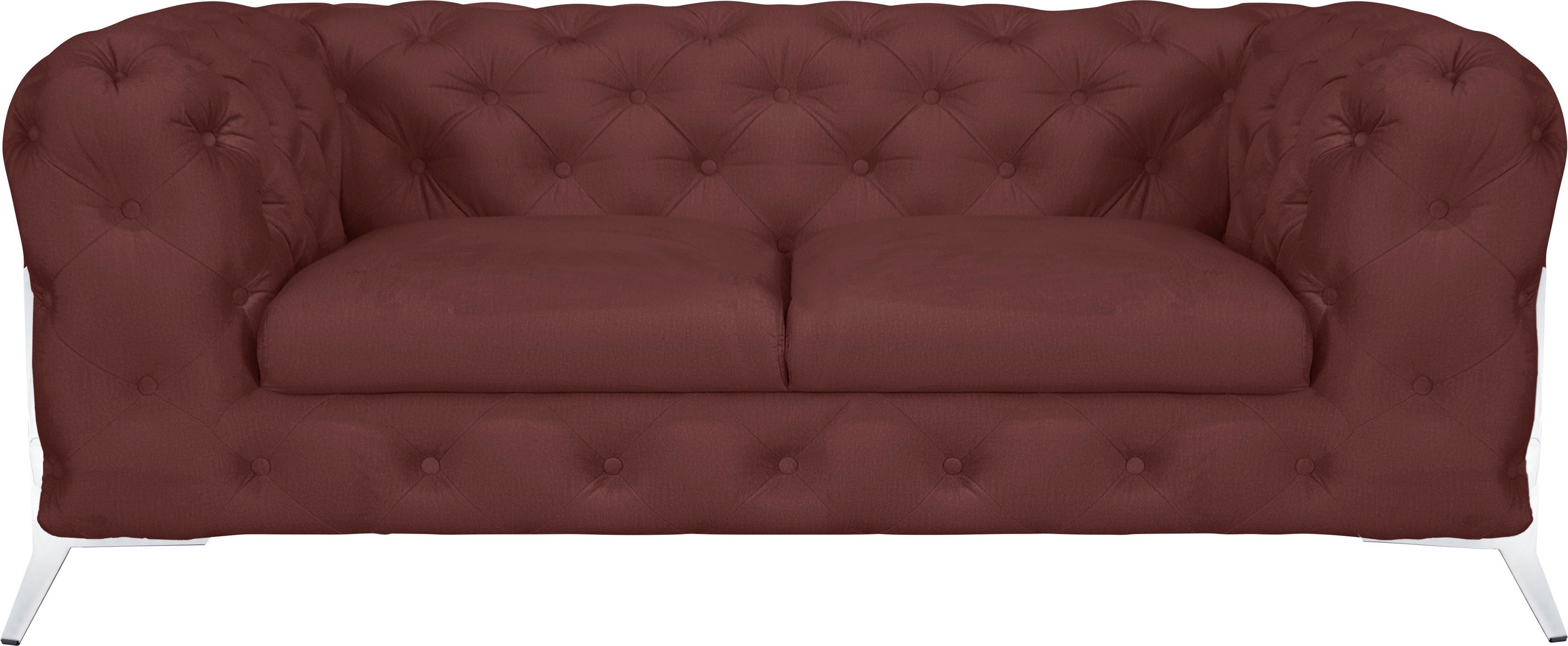 Leonique Chesterfield-Sofa Amaury, aufwändige Knopfheftung, moderne günstig online kaufen