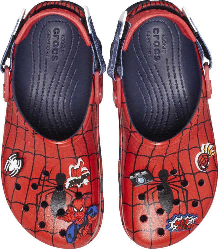 Crocs Spider Man All Terrain Clog K Clog Sommerschuh, Sandale, Kinderschuh mit Spider-Man Motiv