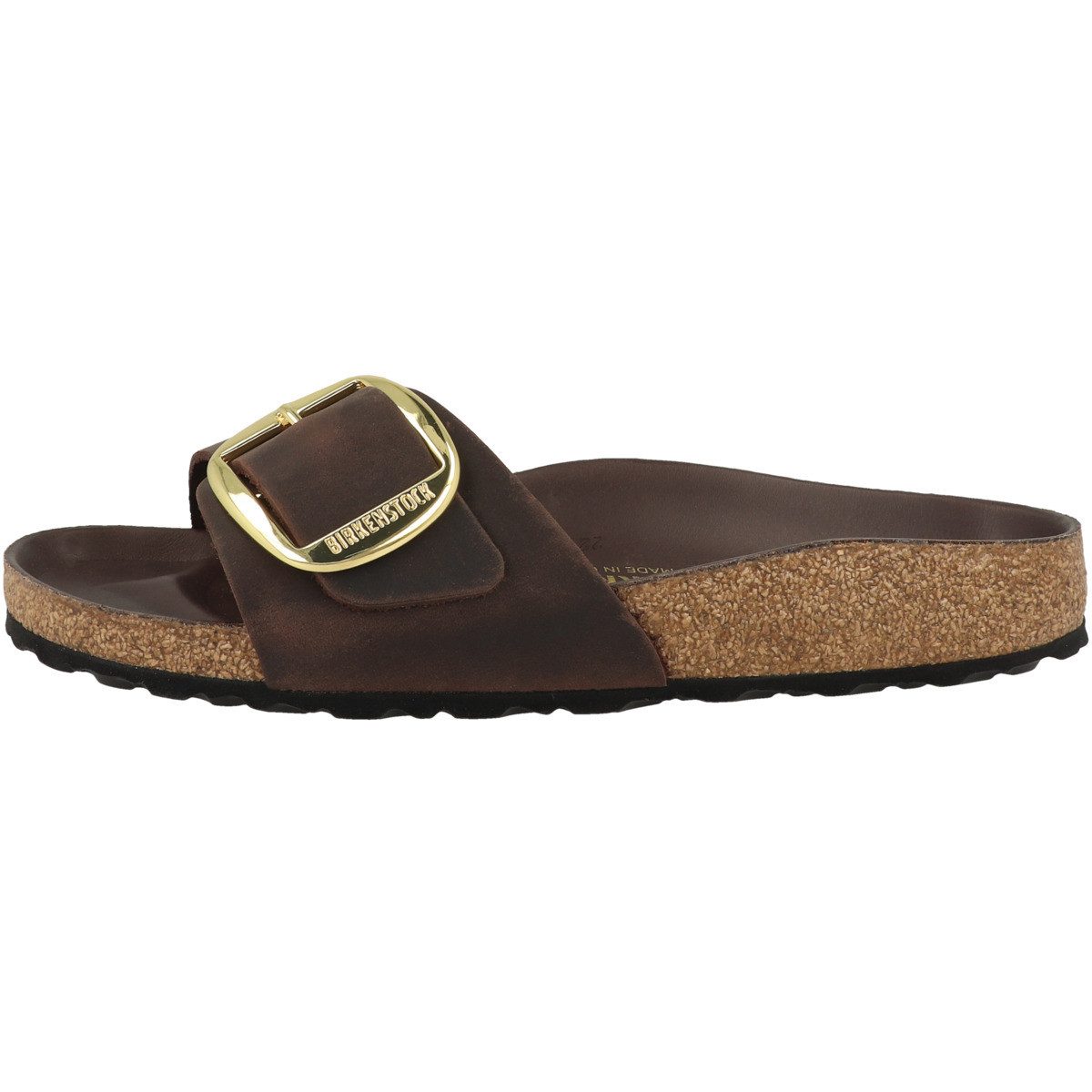 Birkenstock Madrid Big Buckle geöltes Nubukleder schmal Damen Sandale Sandaletten, Sommerschuhe, Badeschuhe, Riemchen, Schlappen