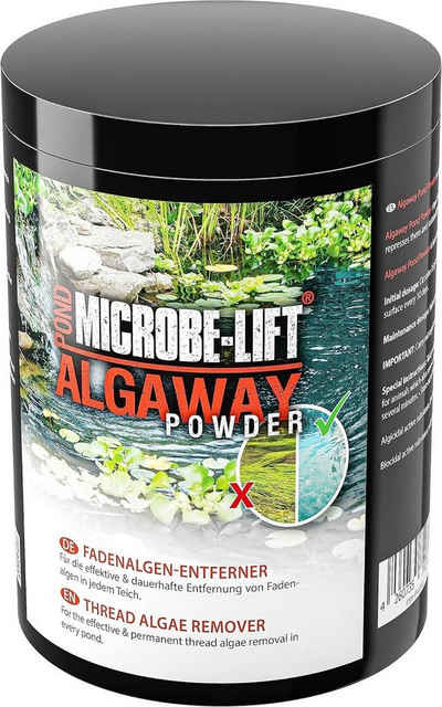 ARKA Biotechnologie GmbH Gartenpflege-Set Microbe-Lift Algaway Pond Powder Fadenalgen-Entferner 1000g