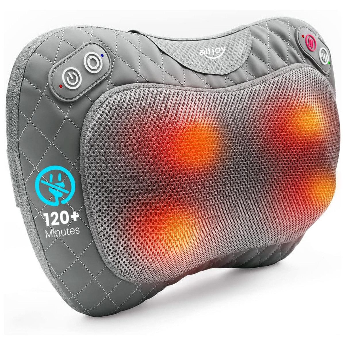 Shiatsu-Massagekissen Kabelloses mit Wärmefunktion & 3D-Shiatsu