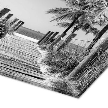 Posterlounge Acrylglasbild Philippe HUGONNARD, Schwarzes Florida - Key West Strand, Fotografie
