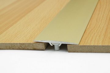 Dalsys Übergangsprofil (Übergangsprofil Vinyl, Laminat & Parkett - 4x90cm, 1-St), Bodenleiste zum Schrauben - Holzoptik, Türschwelle