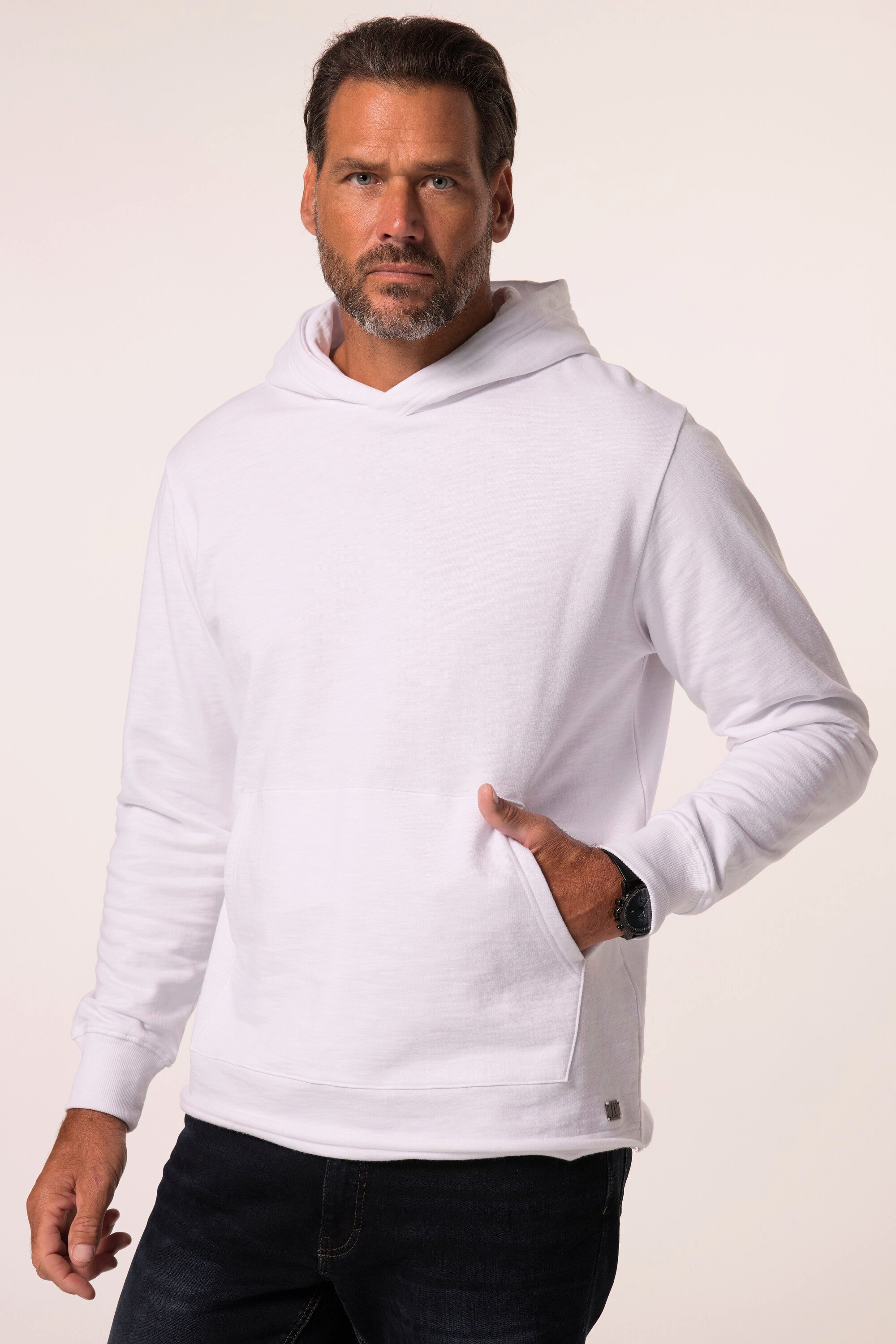 Sweatshirt Hoodie Langarm Flammjersey Kapuze