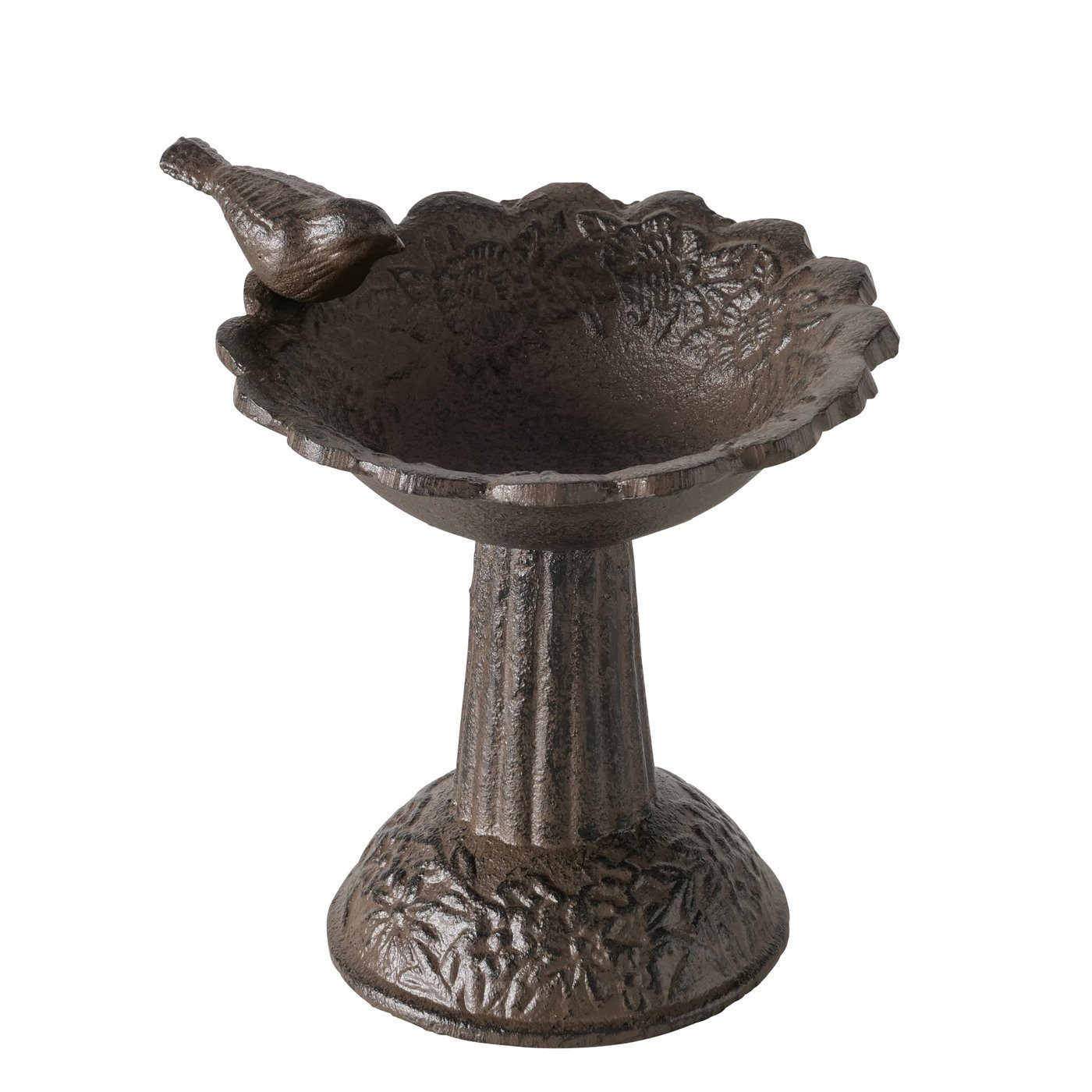 BOLTZE Vogeltränke Vogeltränke Miranda aus Gusseisen braun