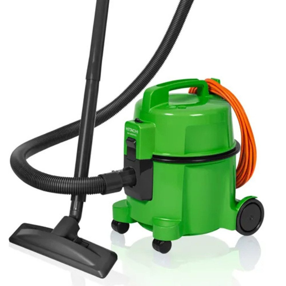 Hitachi Bodenstaubsauger CV-400 PRO GN, 880 W, beutellos, 13 m Aktionsradius, Möbel- und Kantenschutz, 7,5 Liter Staubtank
