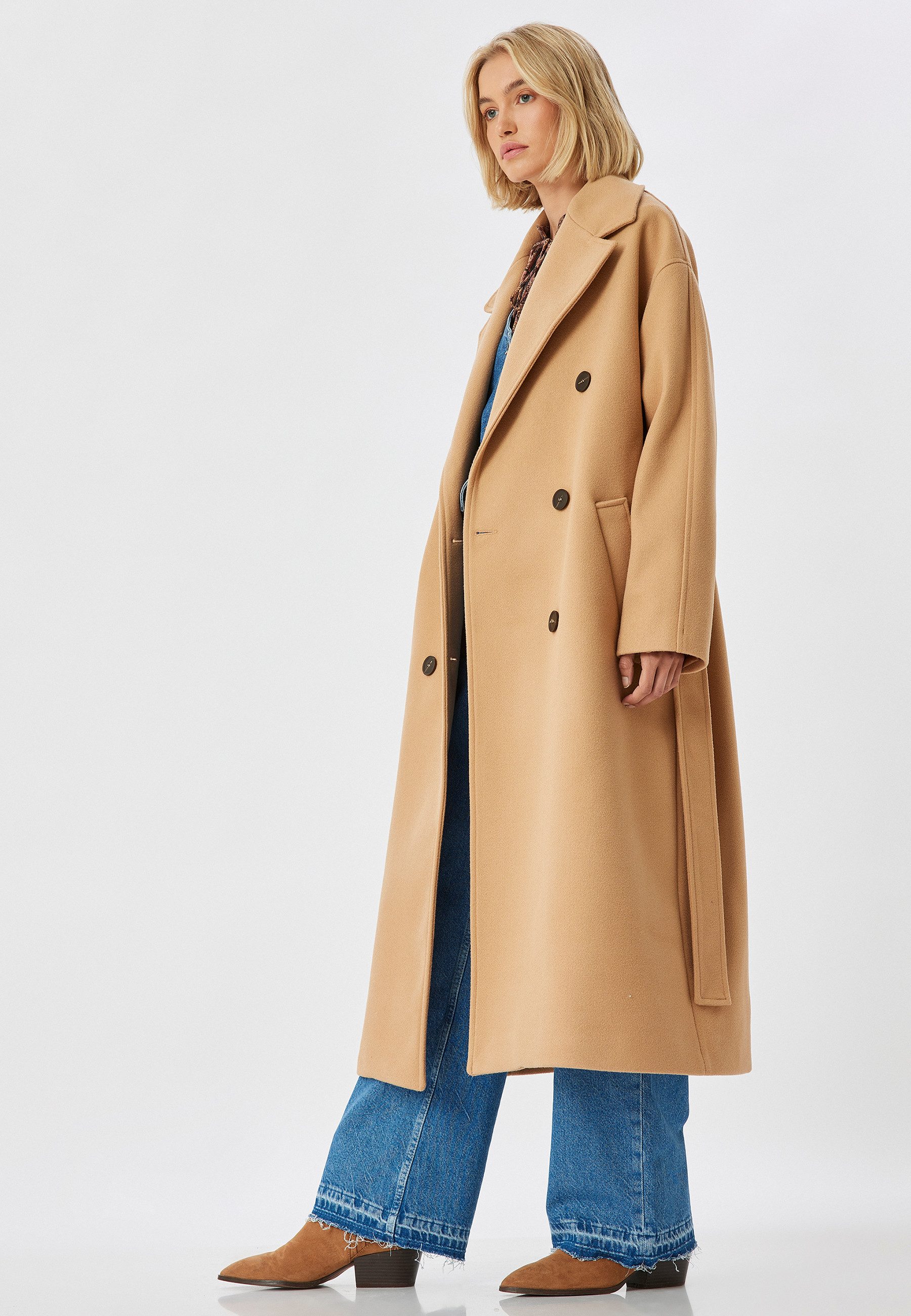 Koton Wintermantel Regular Jacket Kragen günstig online kaufen